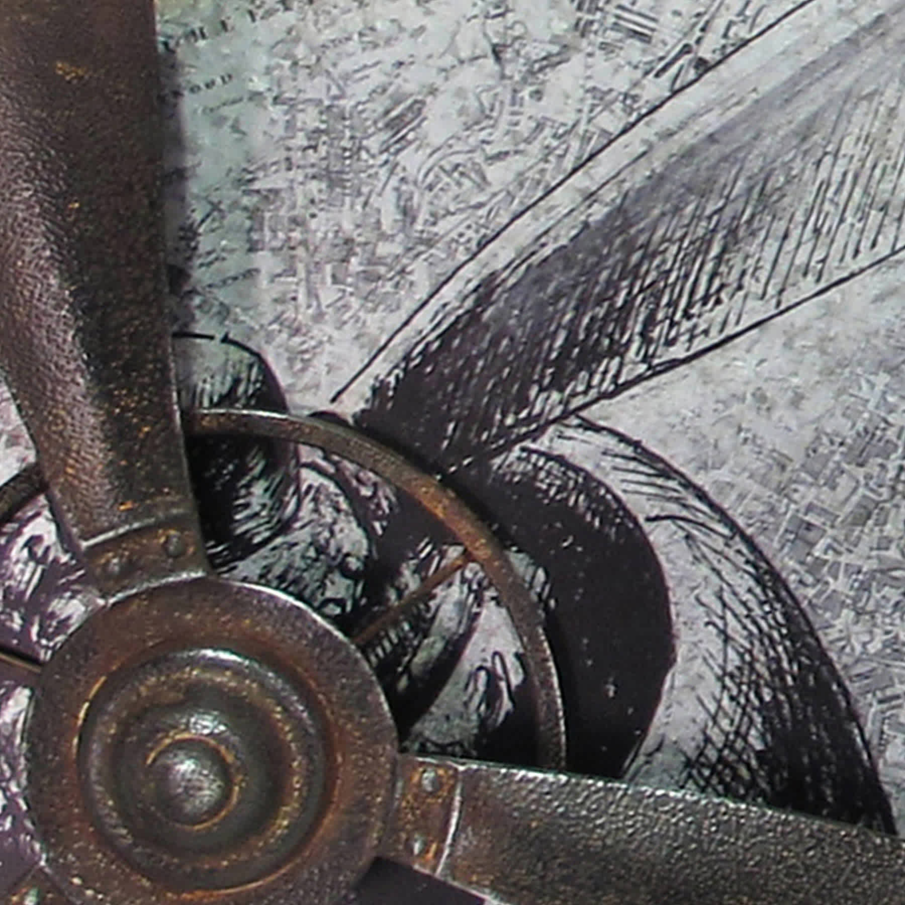 Metal Galvanized Aircraft Wall Art, 24x18