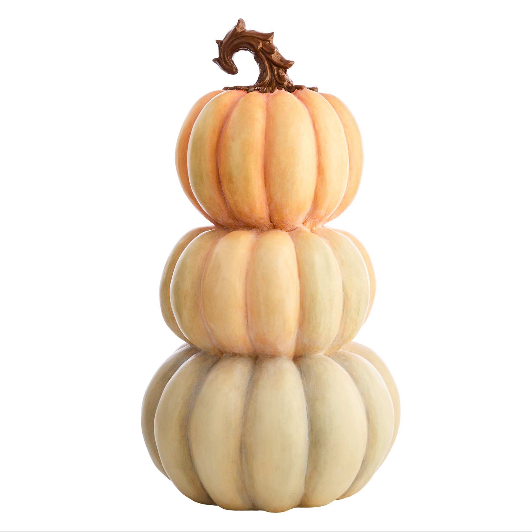 Homespun Harvest Pumpkin Stack, 30"