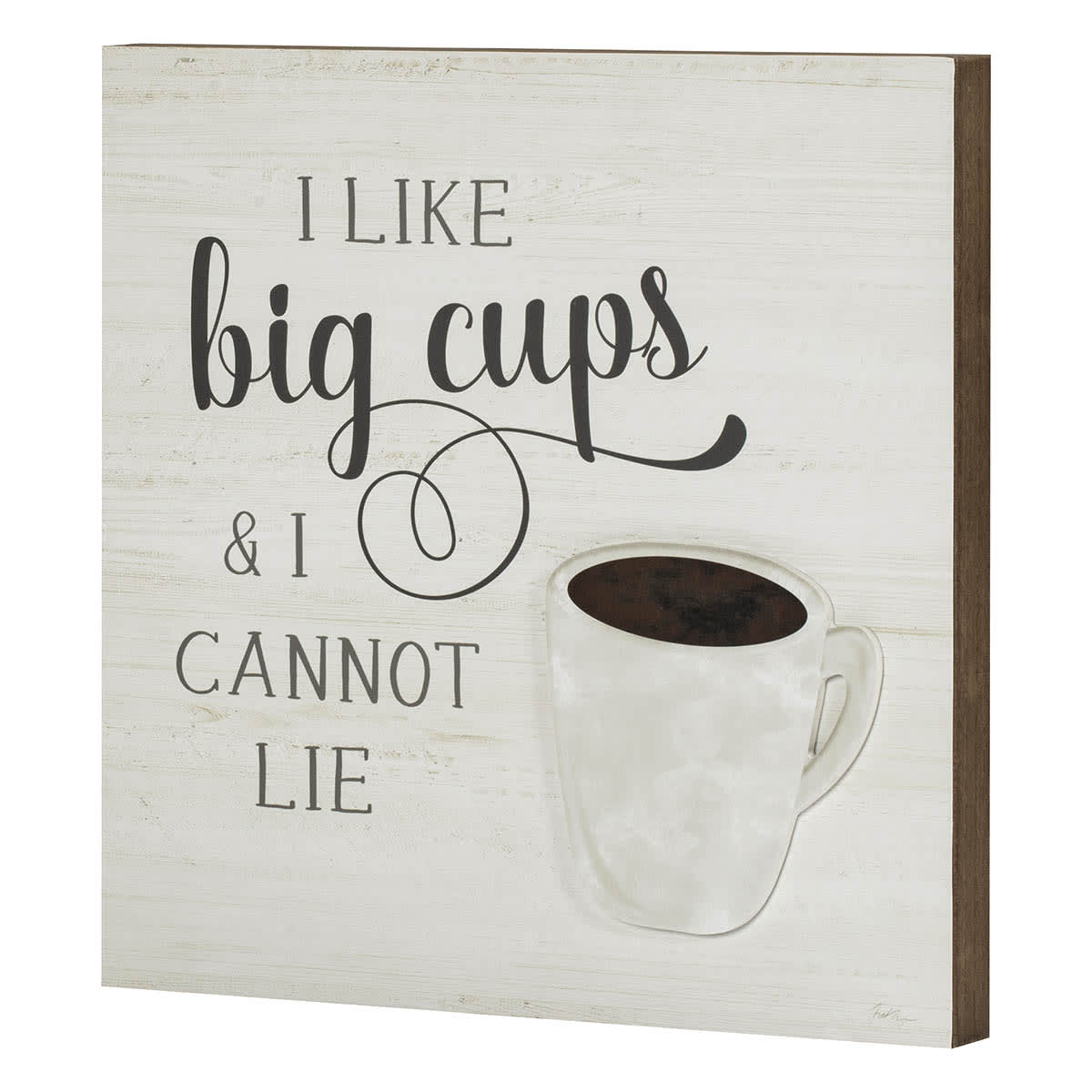 I Like Big Cups Print, 14"