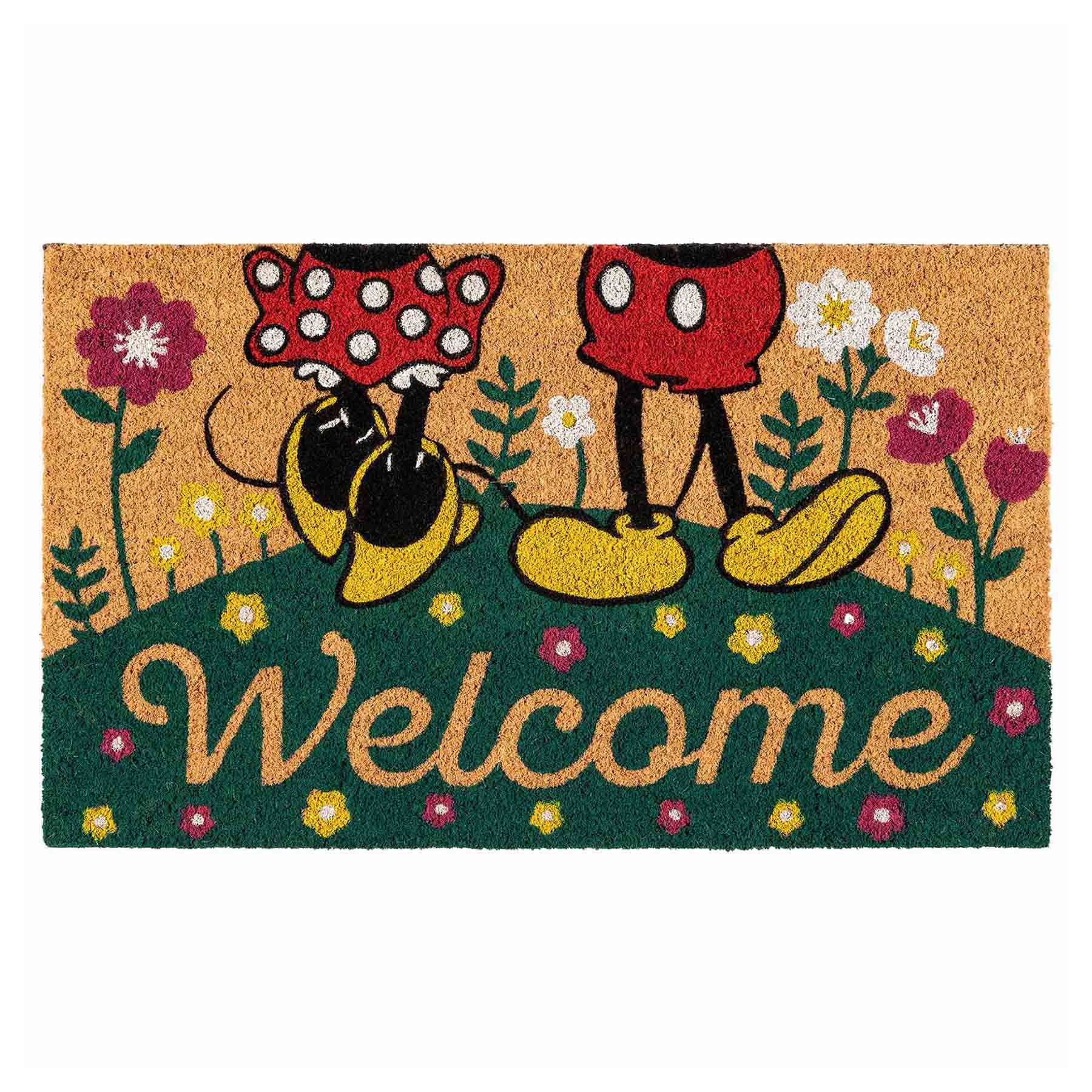Mickey Welcome Coir Mat, 18x30