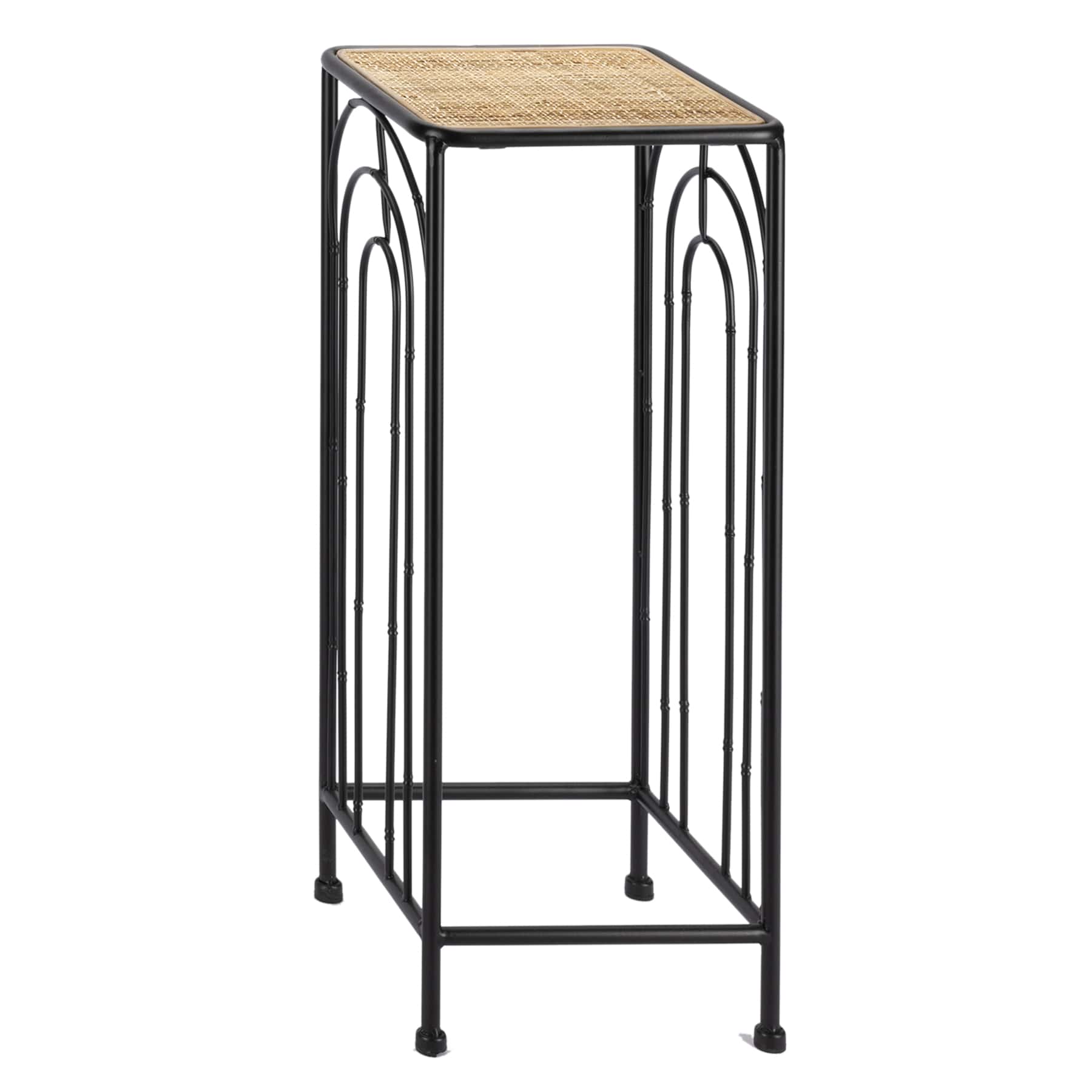 Metal & Wood Plant Stand, Small