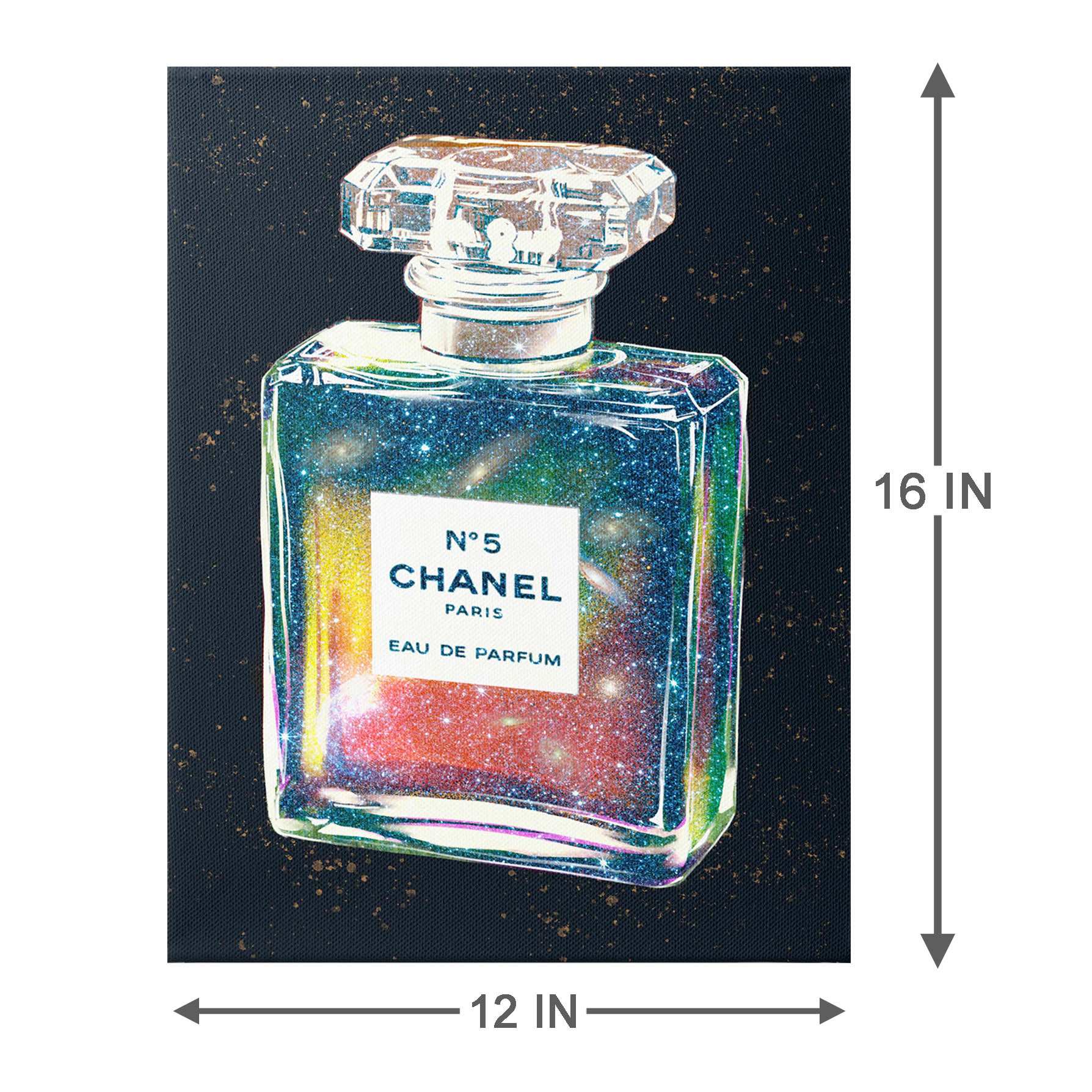 Galaxy Perfume Canvas Wall Art, 12x16