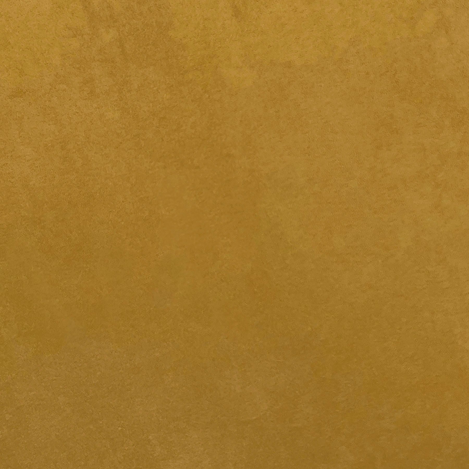 Turmeric Yellow Faux Suede Throw Pillow, 18"