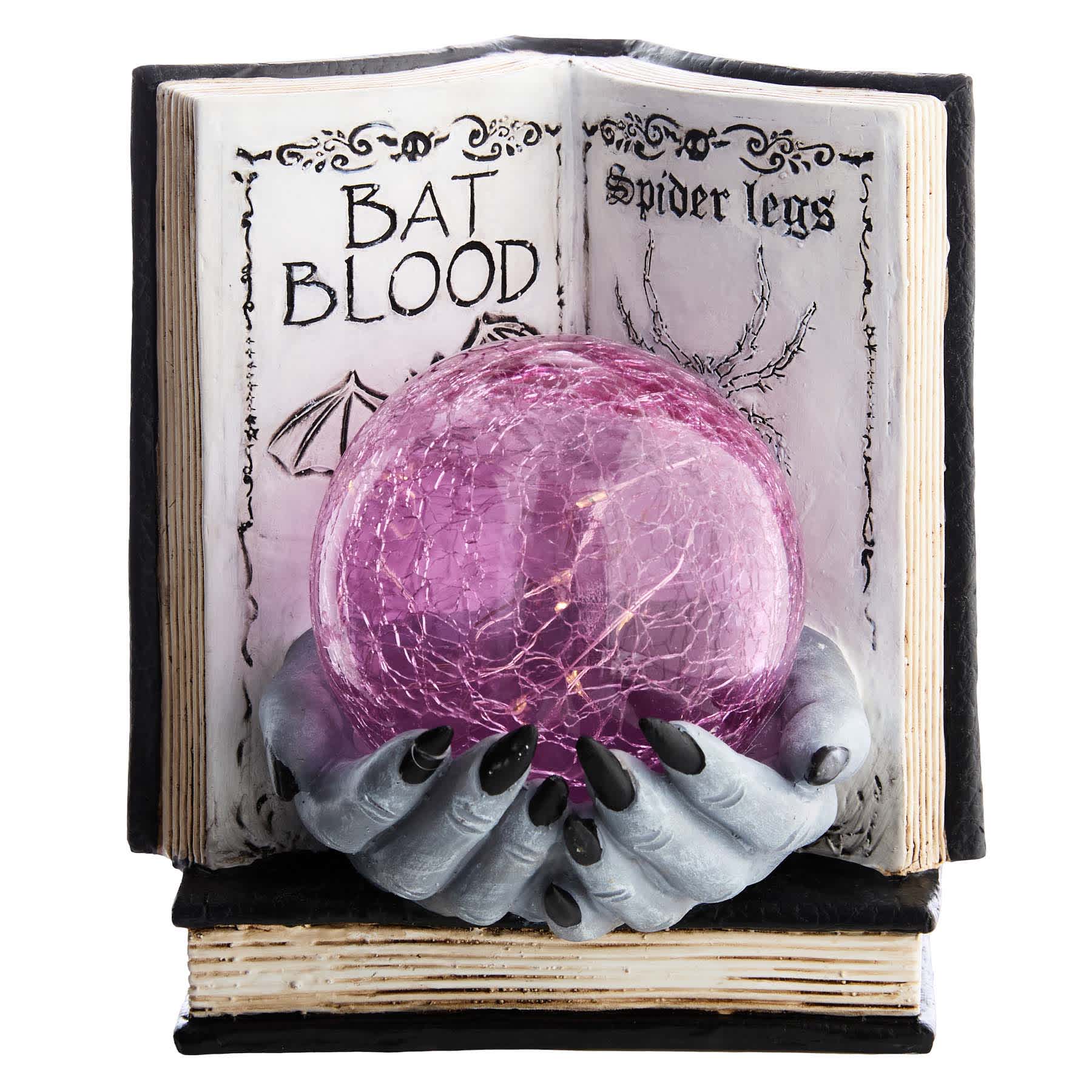 Spellbound Book with LED Ball, 7.5"
