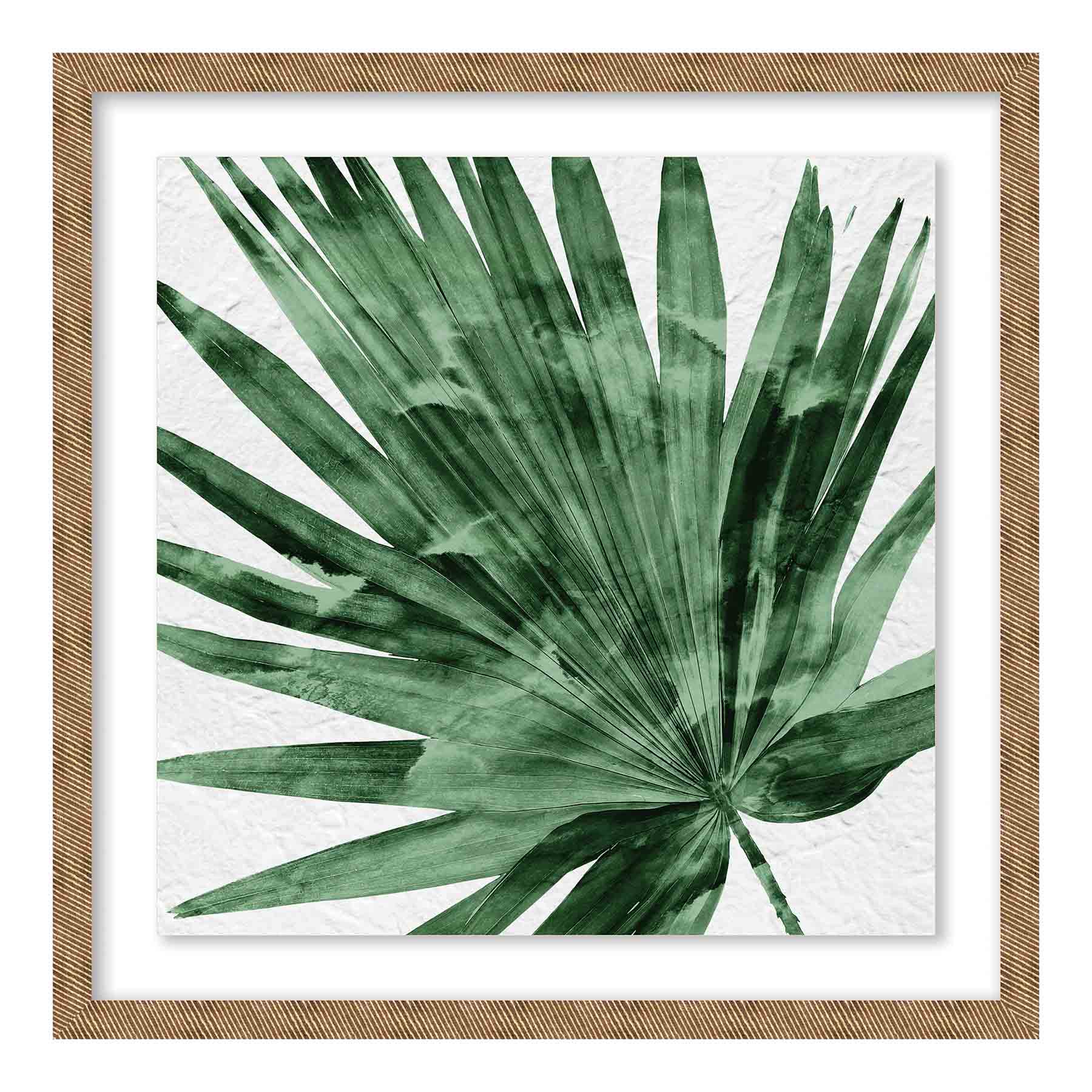 Glass Framed Palm Print Wall Art, 19"