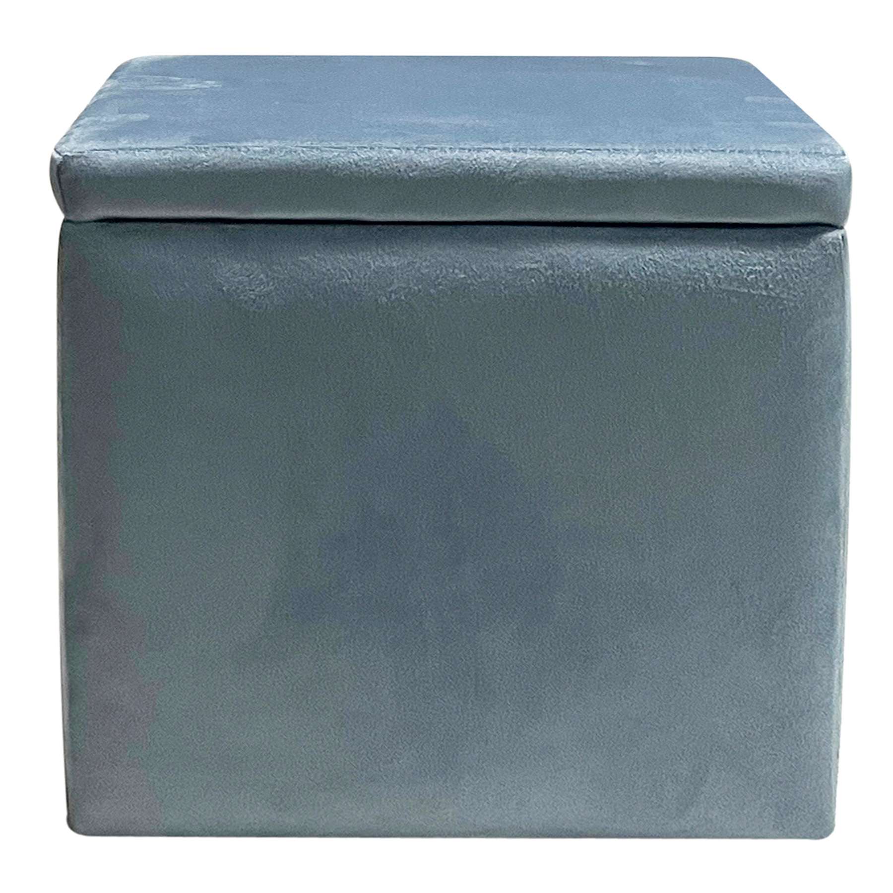 Hannah Storage Ottoman, Chambray