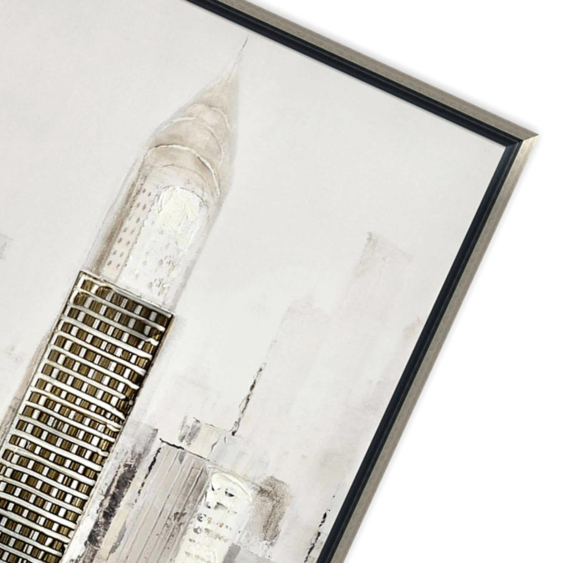 Framed Cityscape Canvas Wall Art, 26x36