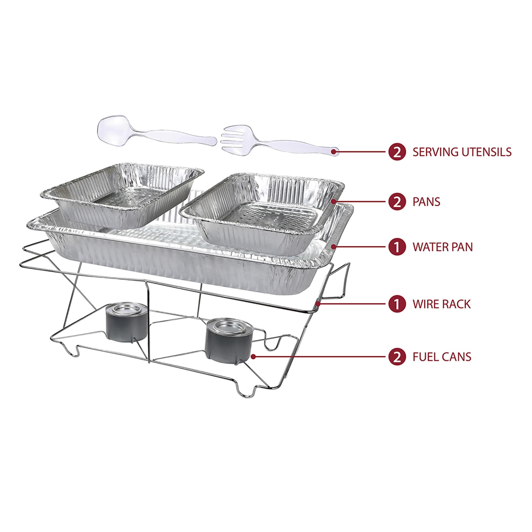 8-Piece Buffet Party Pack Set
