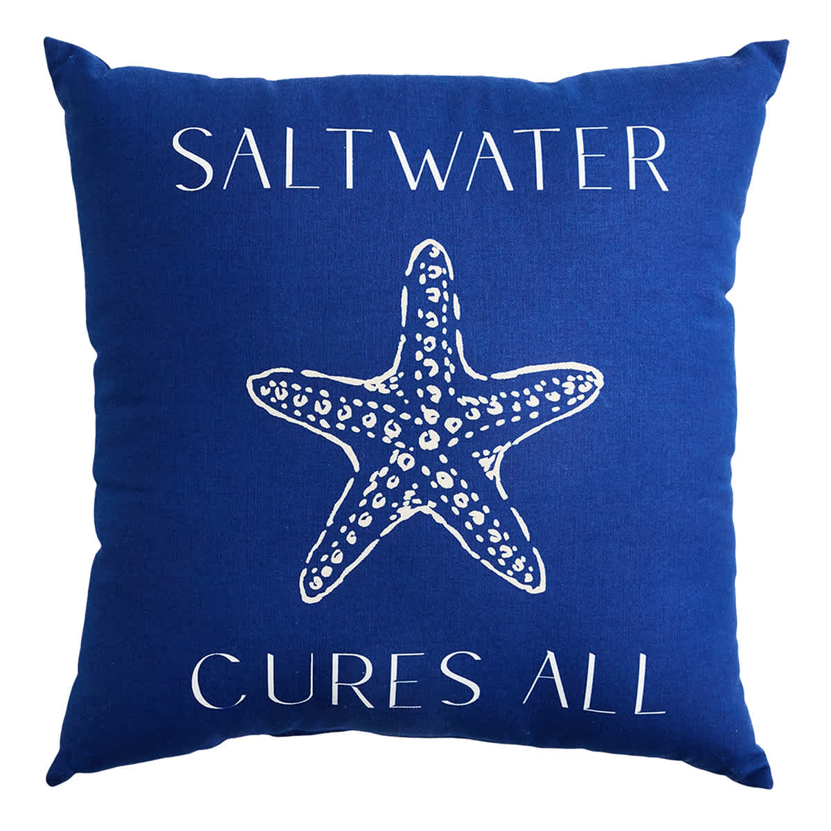 Honeybloom Saltwater Cures All Outdoor Throw Pillow, 18"