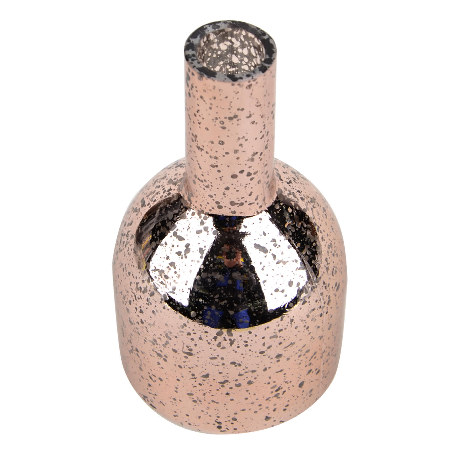 Gold Mercury Glass Bud Vase, 6.5"
