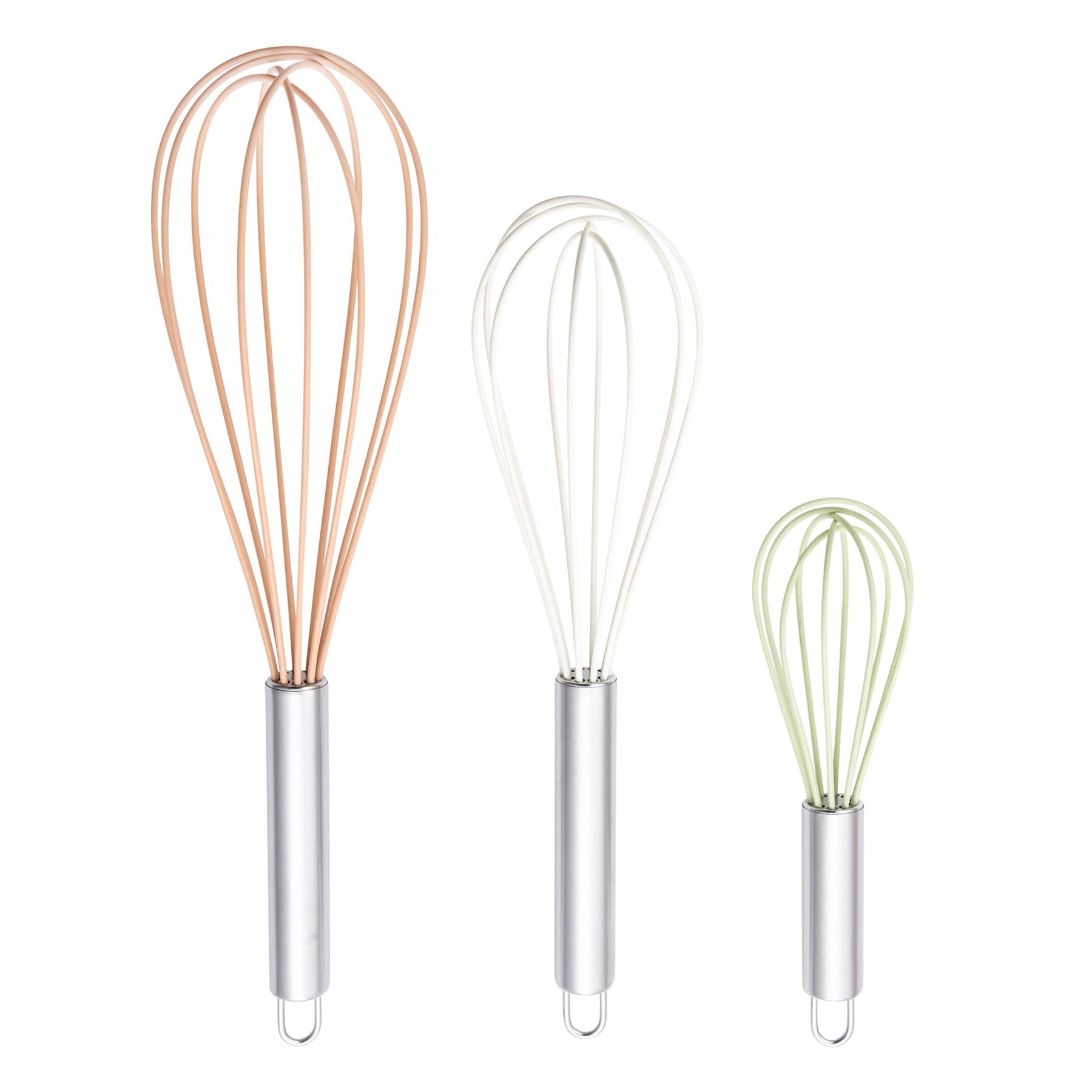 3-Piece Kitchen Whisk Set