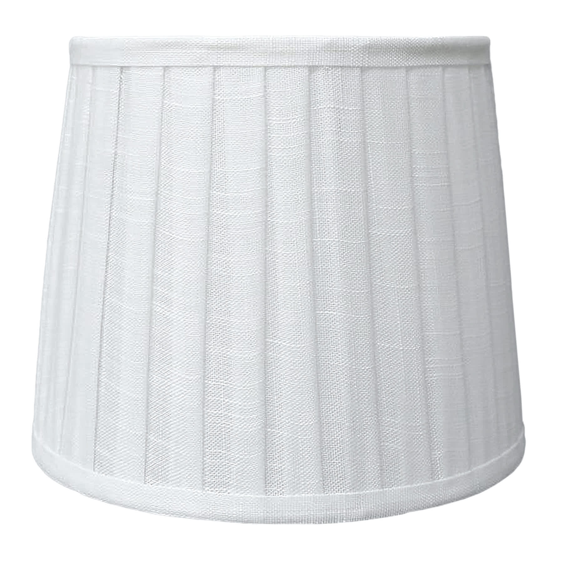 Providence Off-White Tapered Drum Small Table Lamp Shade, 9x11x9