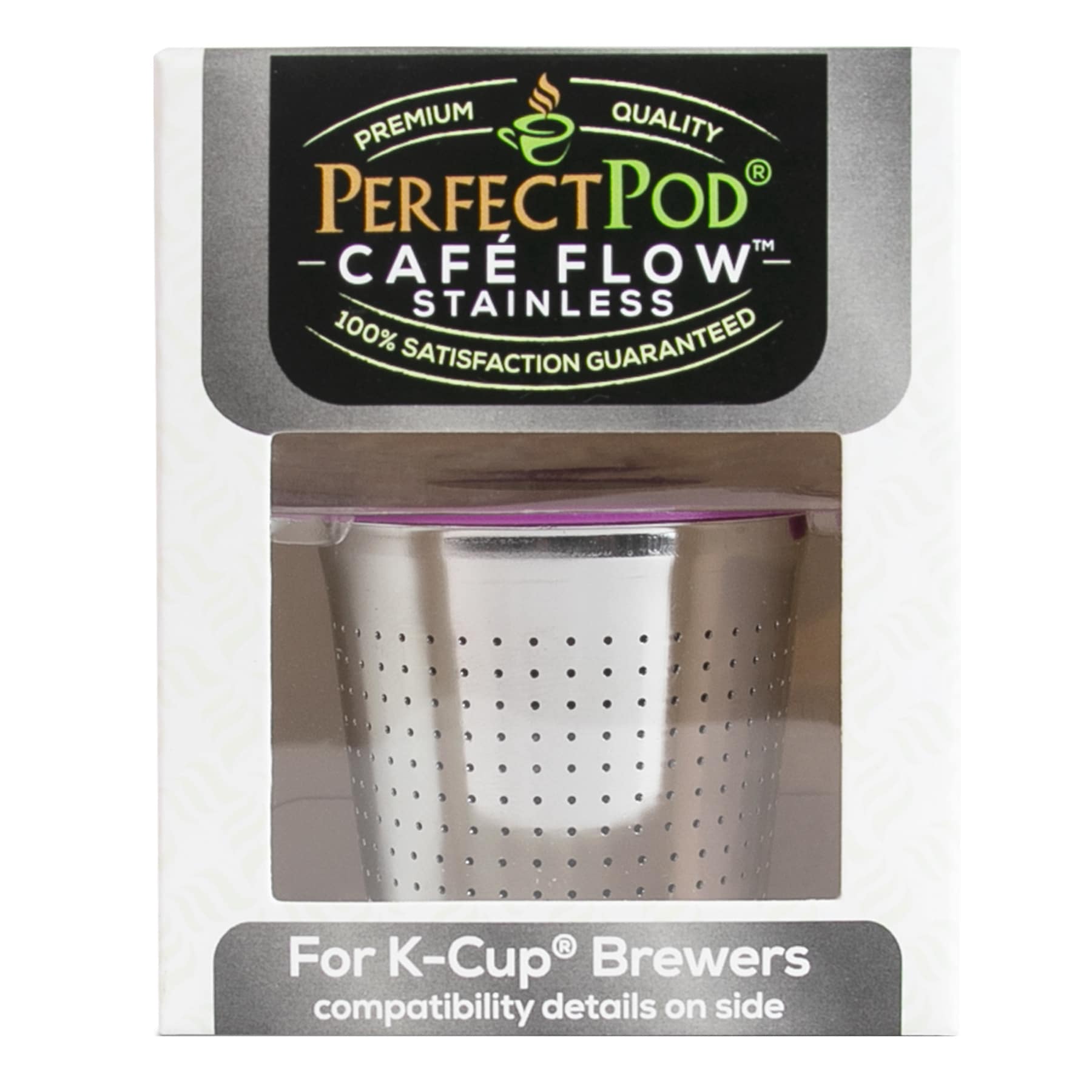 Perfect Pod Cafe Flow Stainless Steel