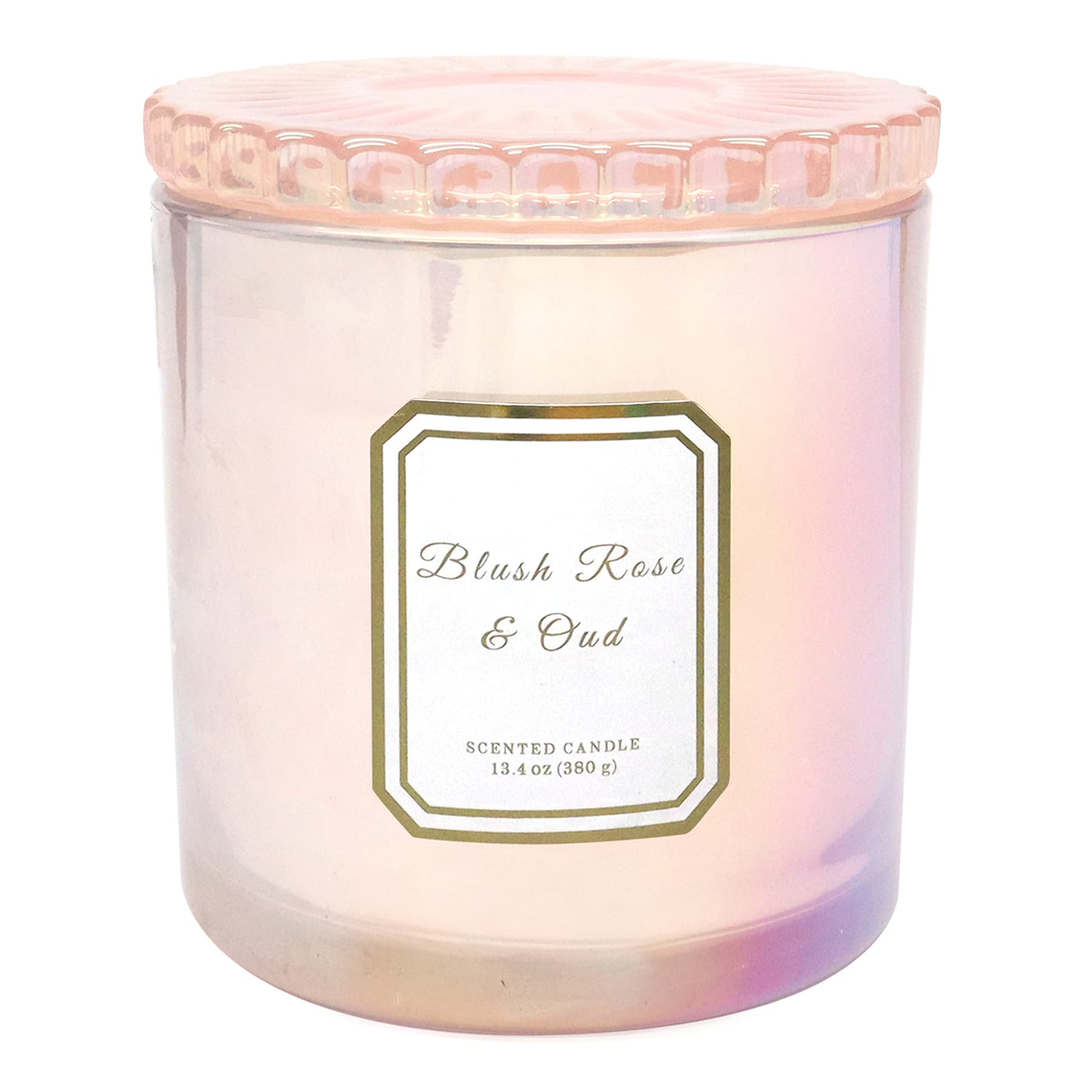 Providence Blush Rose & Oud Scented Jar Candle, 13.4oz
