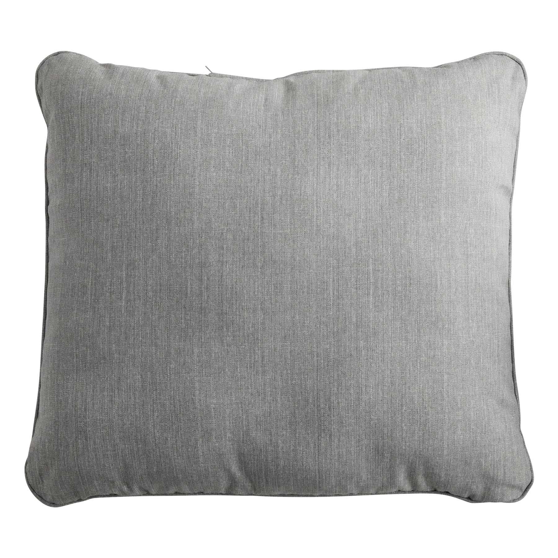 Tahiti Silver Outdoor Corded Back Cushion