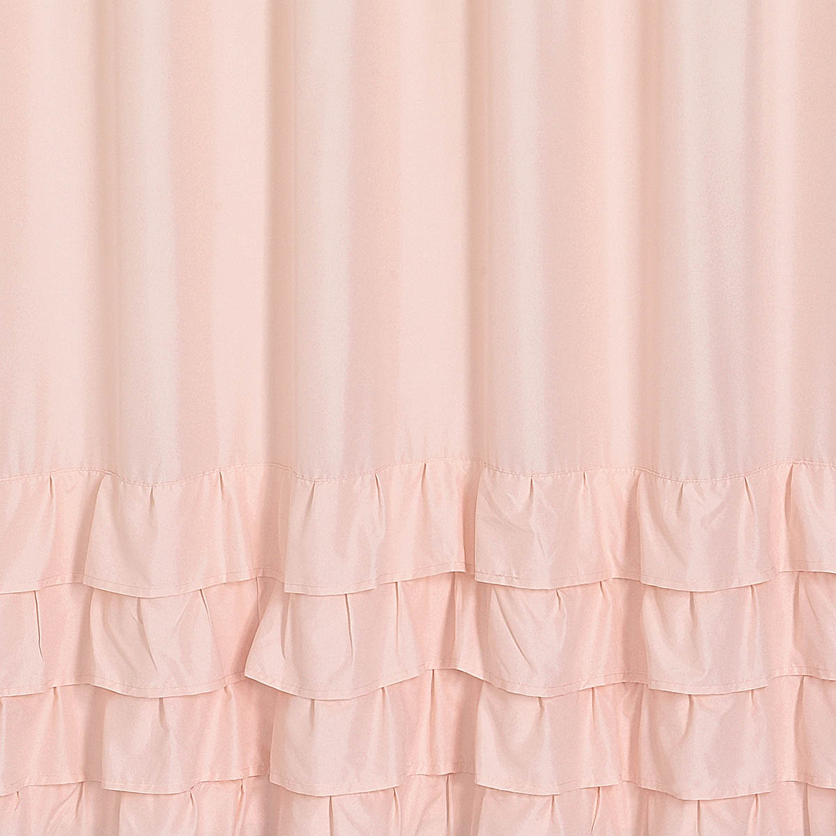 Tiny Dreamers Treats & Tiaras Pink Ruffle Shower Curtain, 72"