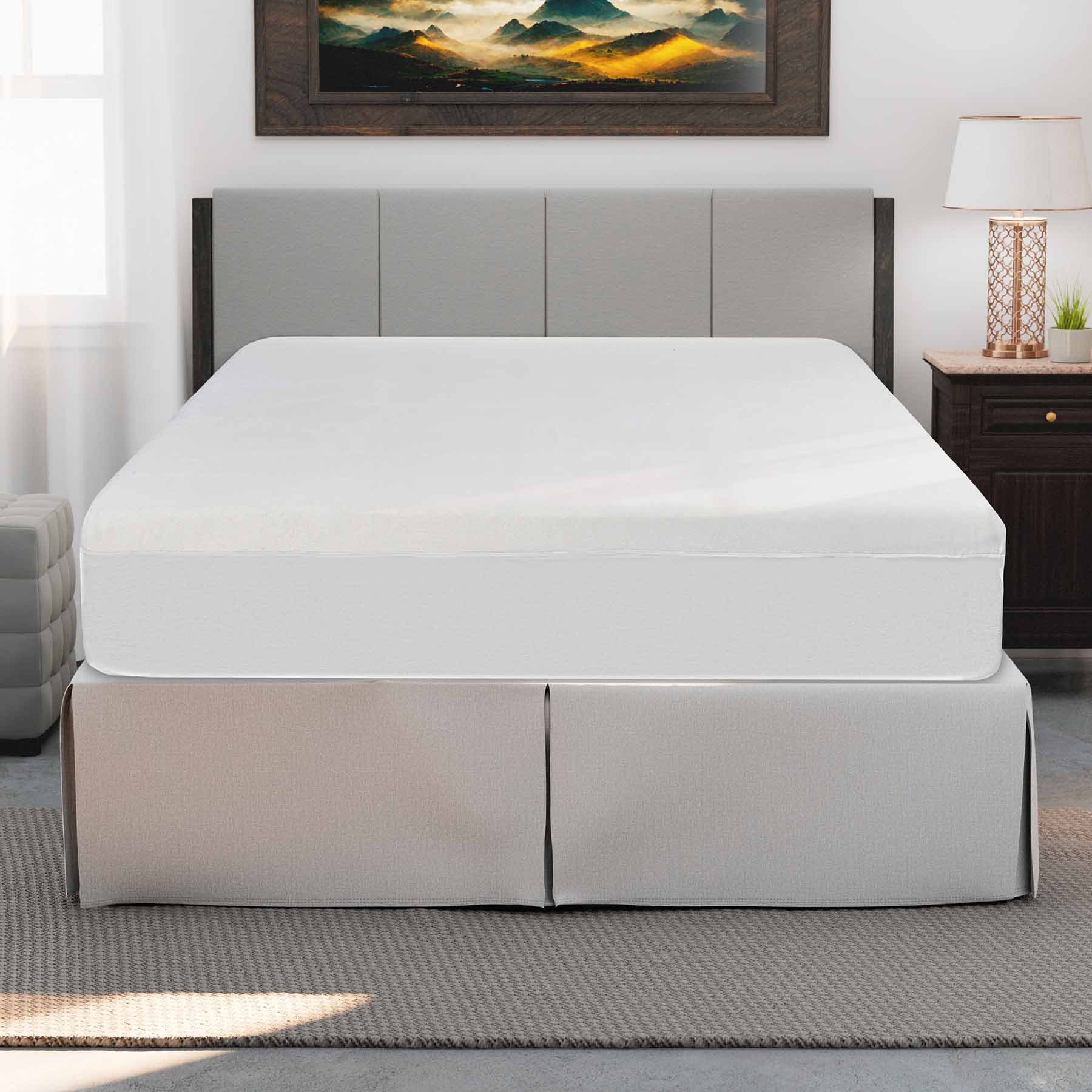 Terry Bamboo Mattress Protector, Queen