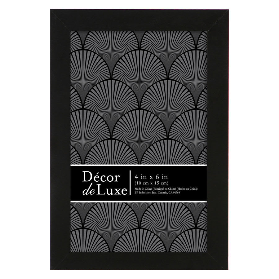 Black Tabletop Picture Frame, 4x6