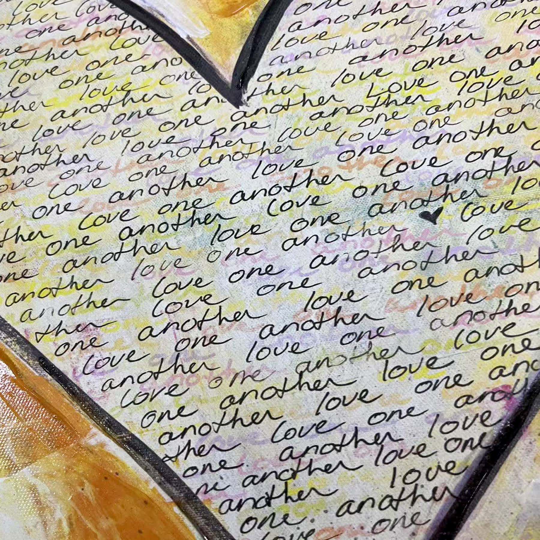 Love Ya Canvas Wall Art, 12x16