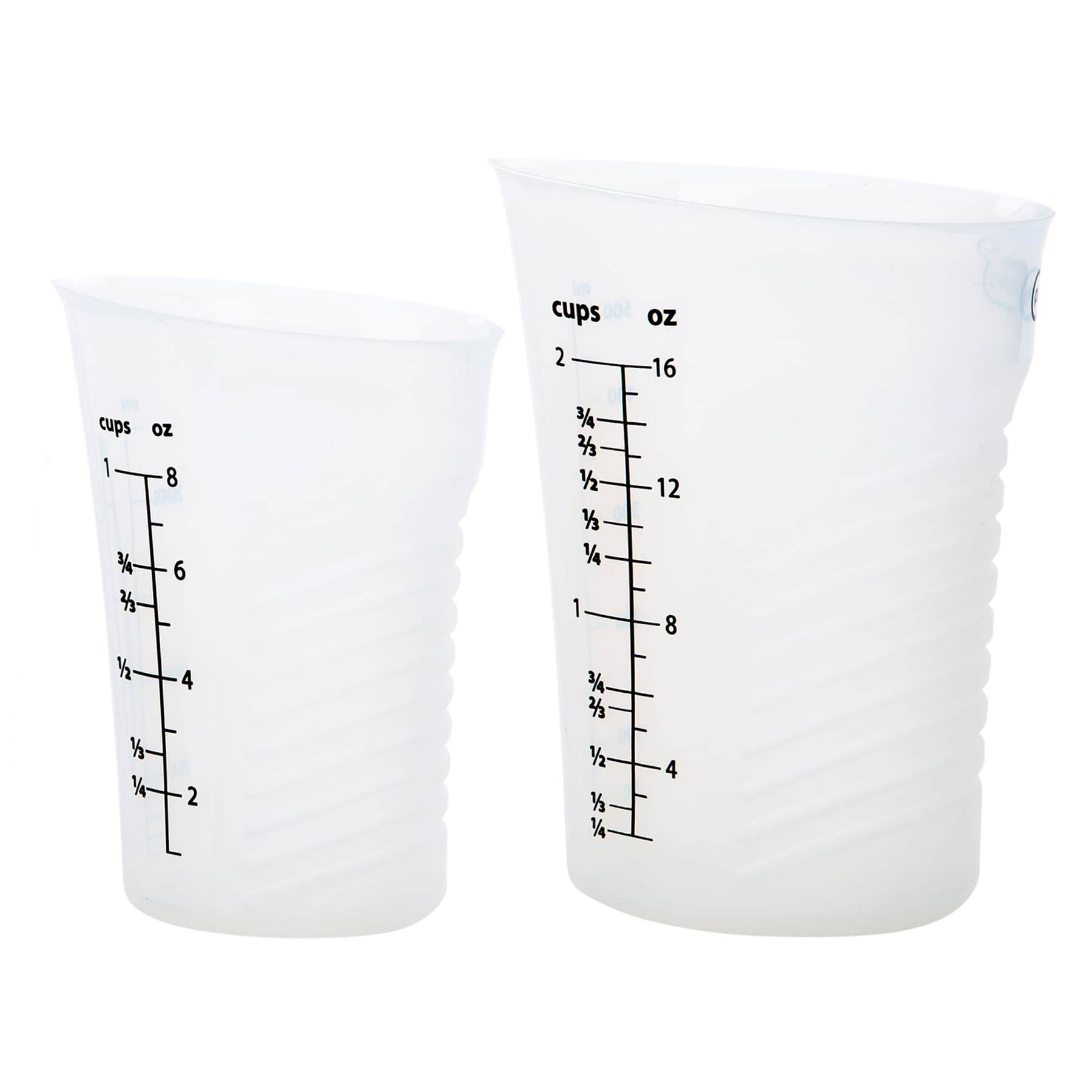 Progressive Set of 2 Silicone Measuring Cups