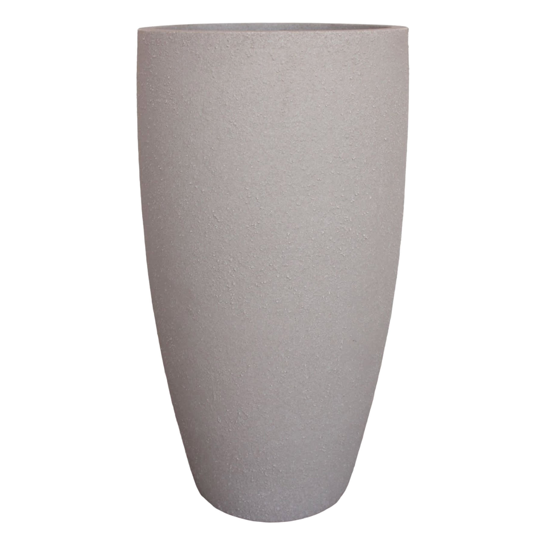 Japi Slim Sandstone Conic Outdoor Planter, Medium