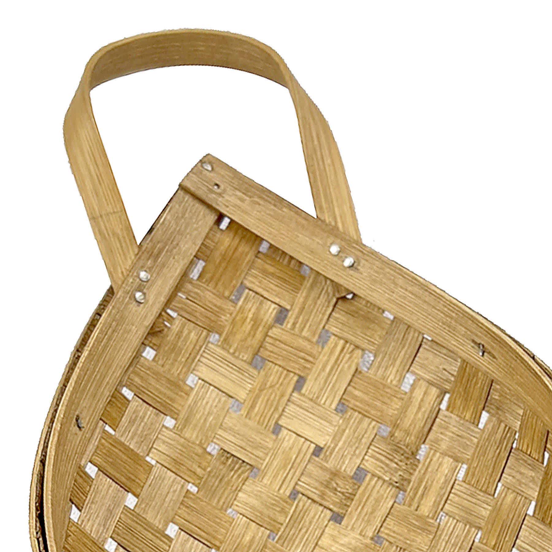 Honeybloom Bamboo Wall Basket, 8x14