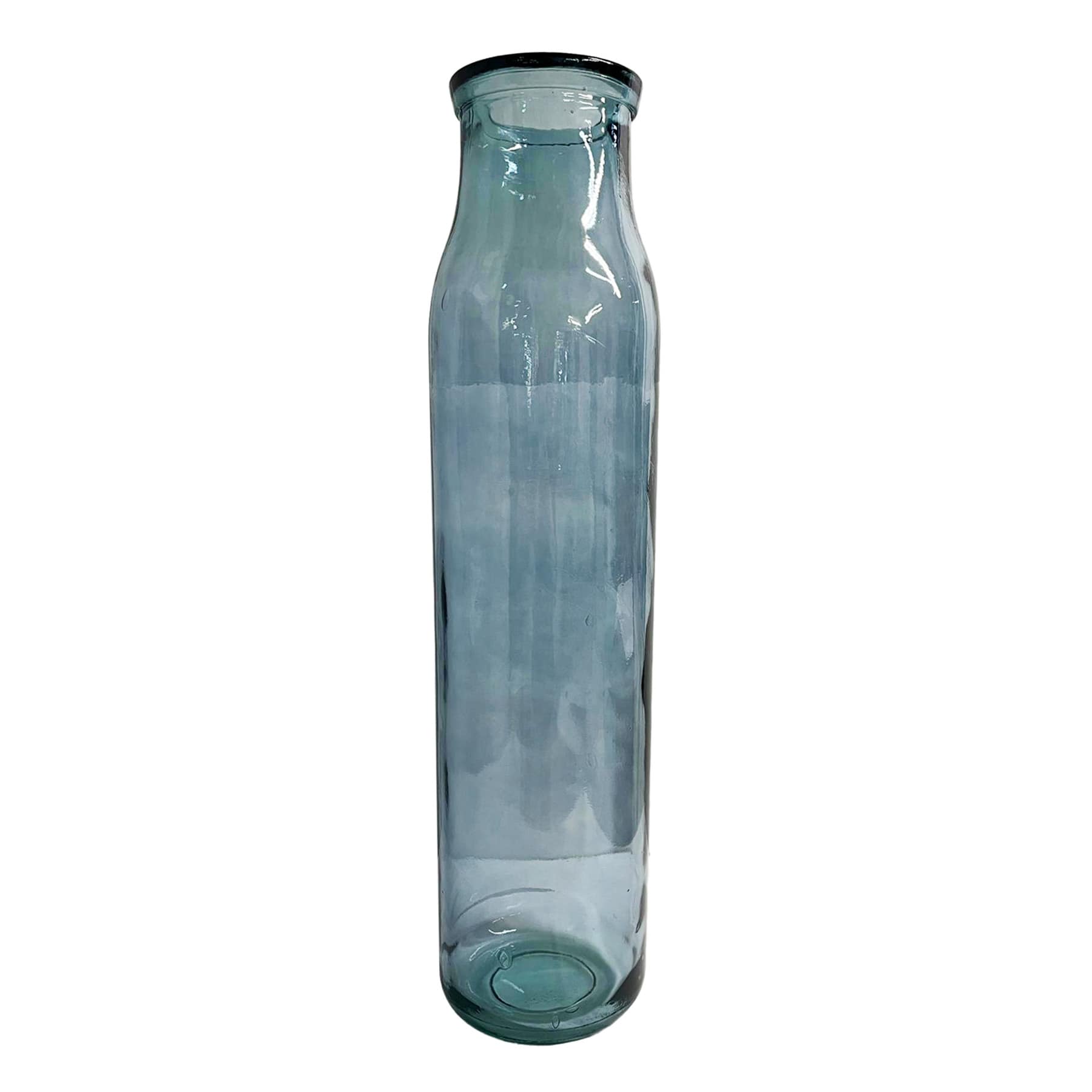 Blue Spanish Glass Vase, 30"
