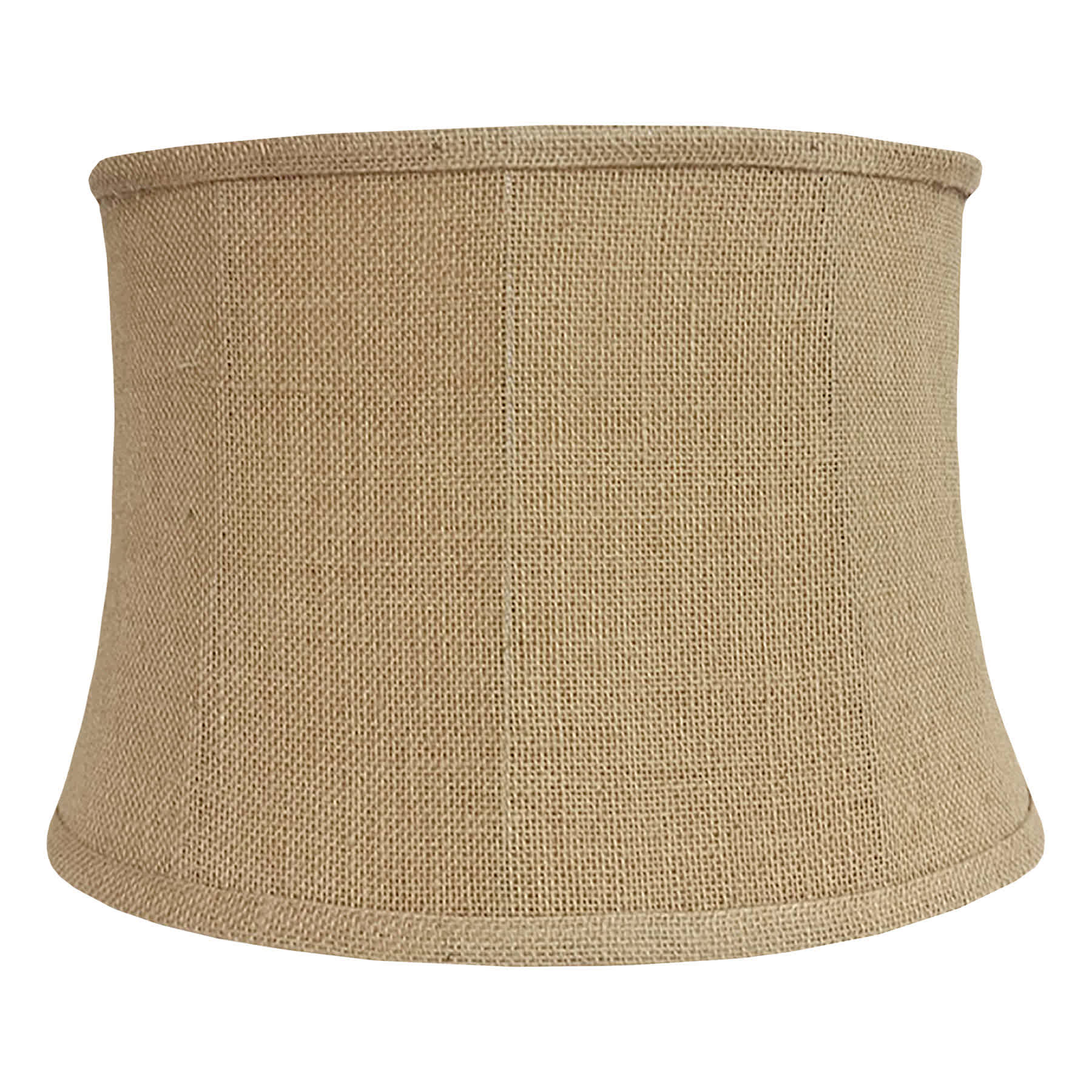 Burlap Bell Medium Table Lamp Shade, 8x15x10