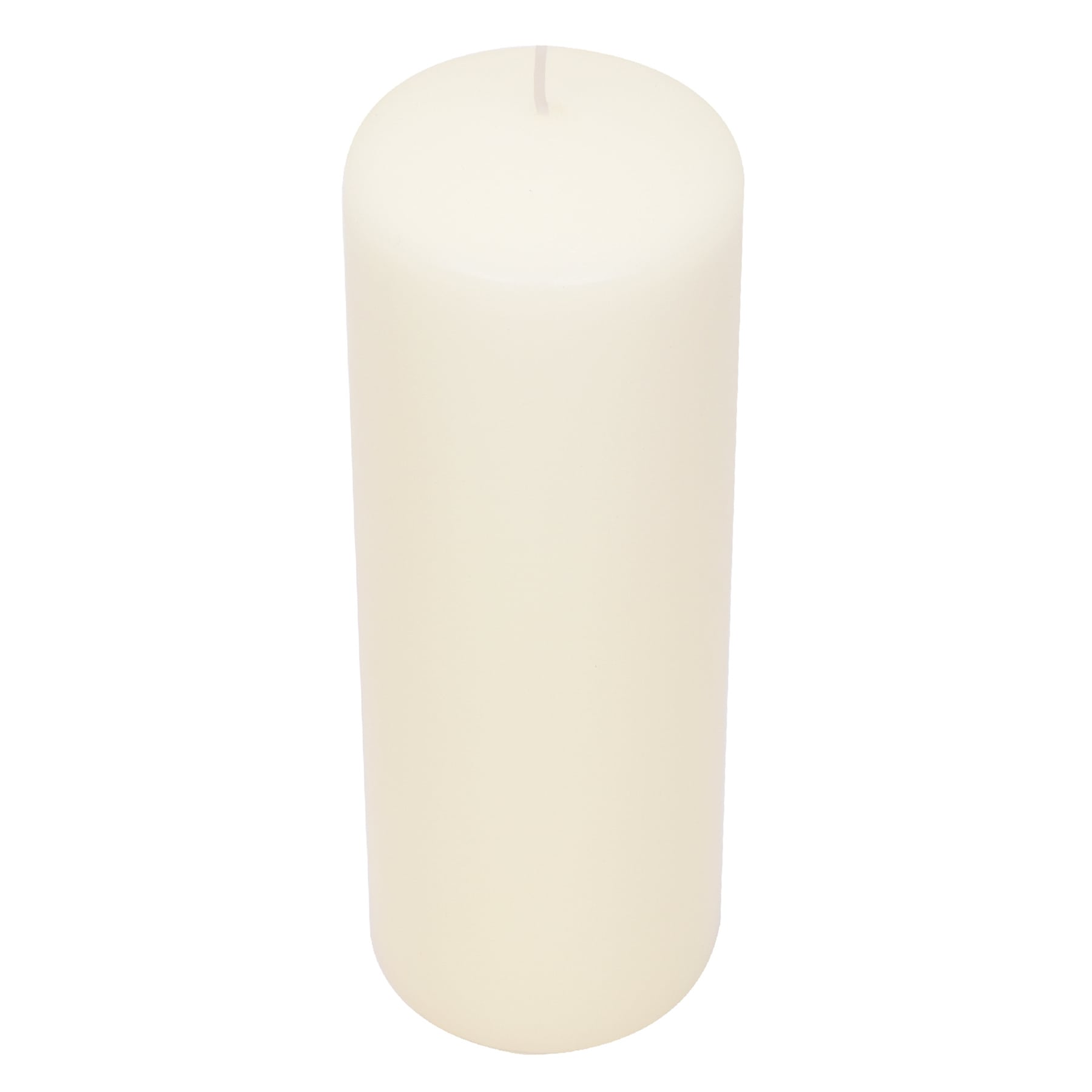 Ivory Unscented Overdip Pillar Candle, 8"