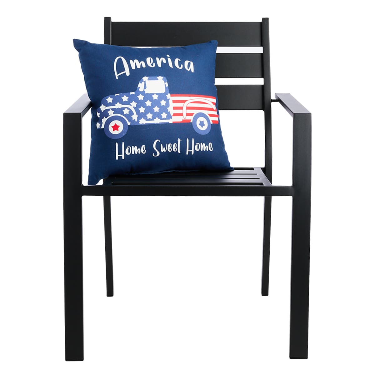 Sunny Club Patriotic USA Truck Pillow, 16"