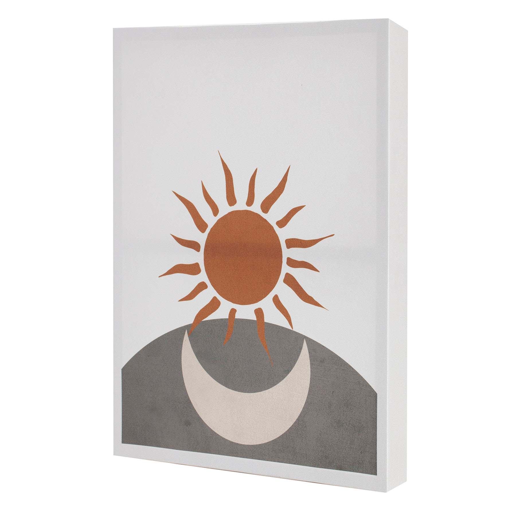 Sun & Moon Canvas Wall Art, 12x16