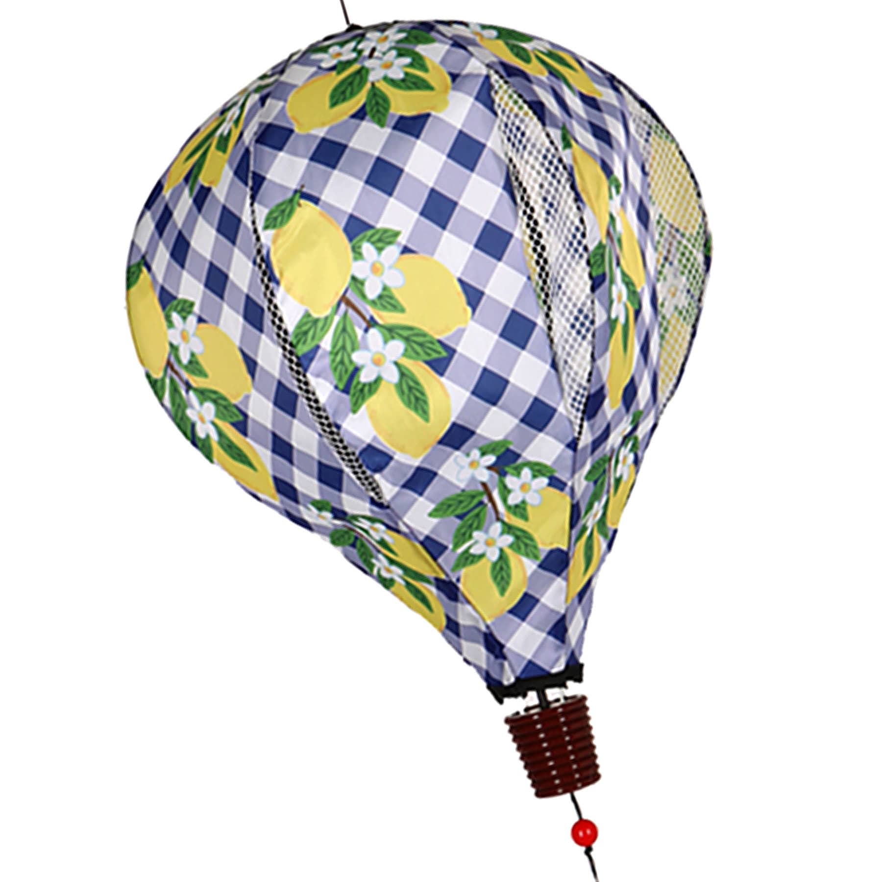 Lemon Balloon Hanging Wind Spinner, 55"