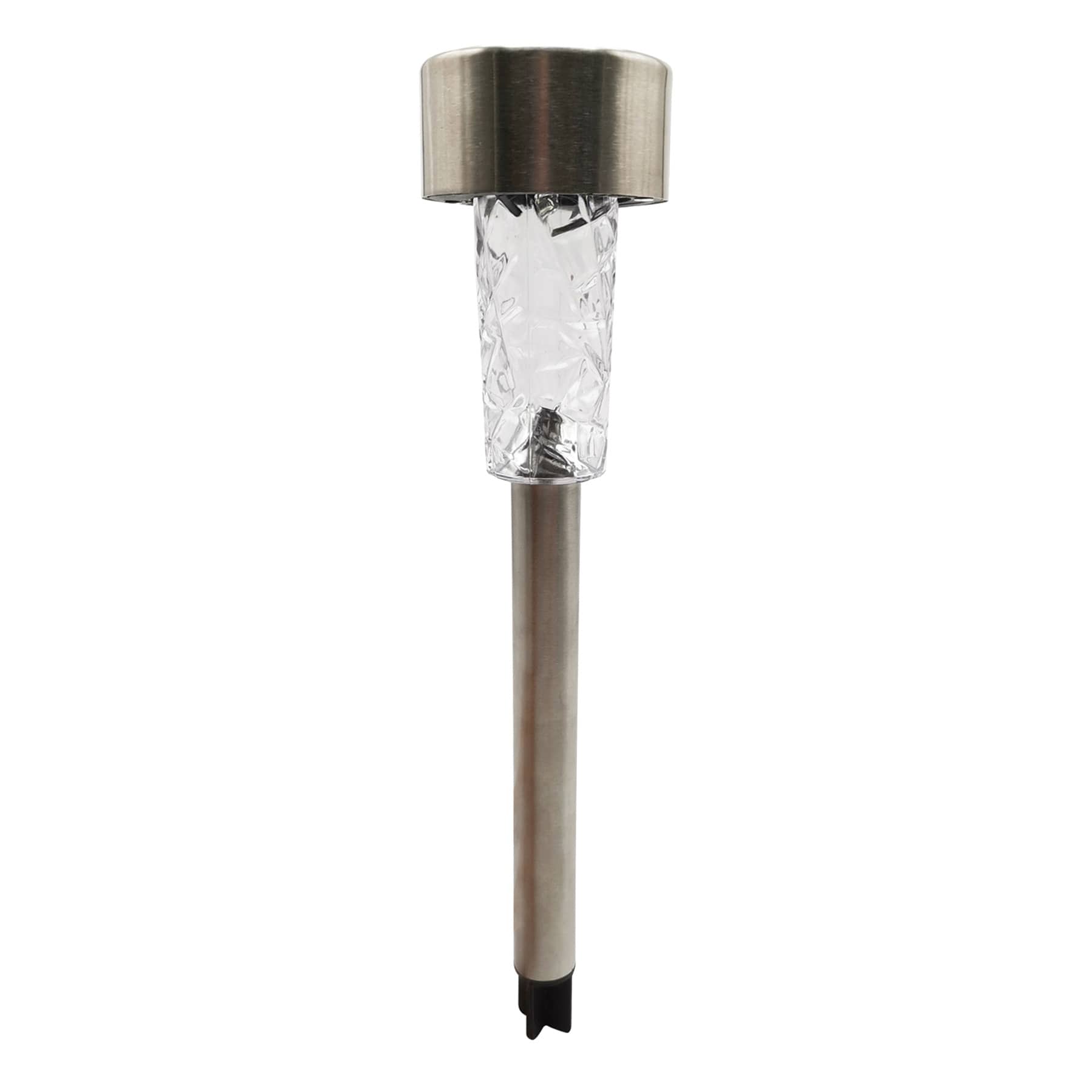 Solar Silver Rocket Light