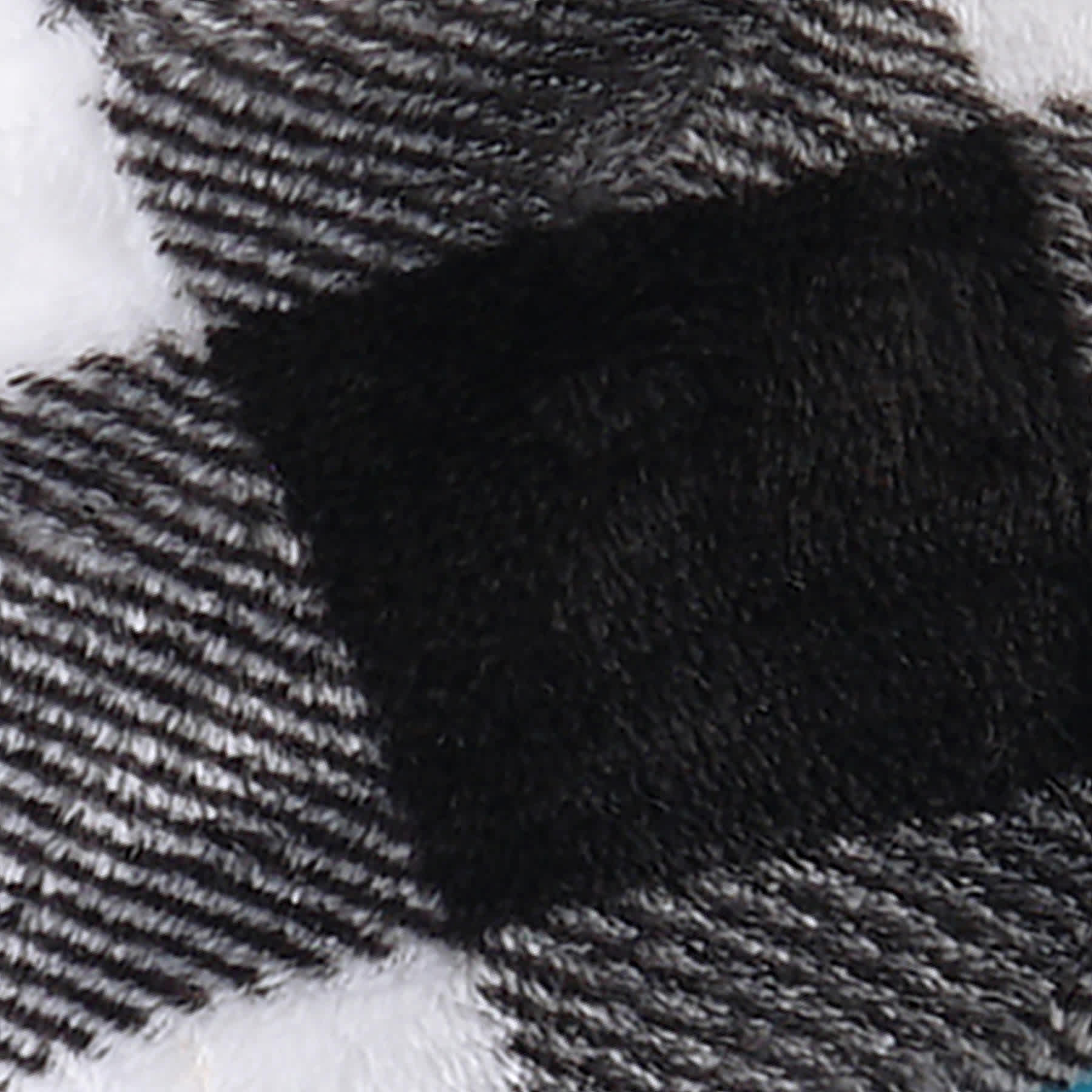 Black & White Buffalo Plaid Plush Throw Blanket, 50x60