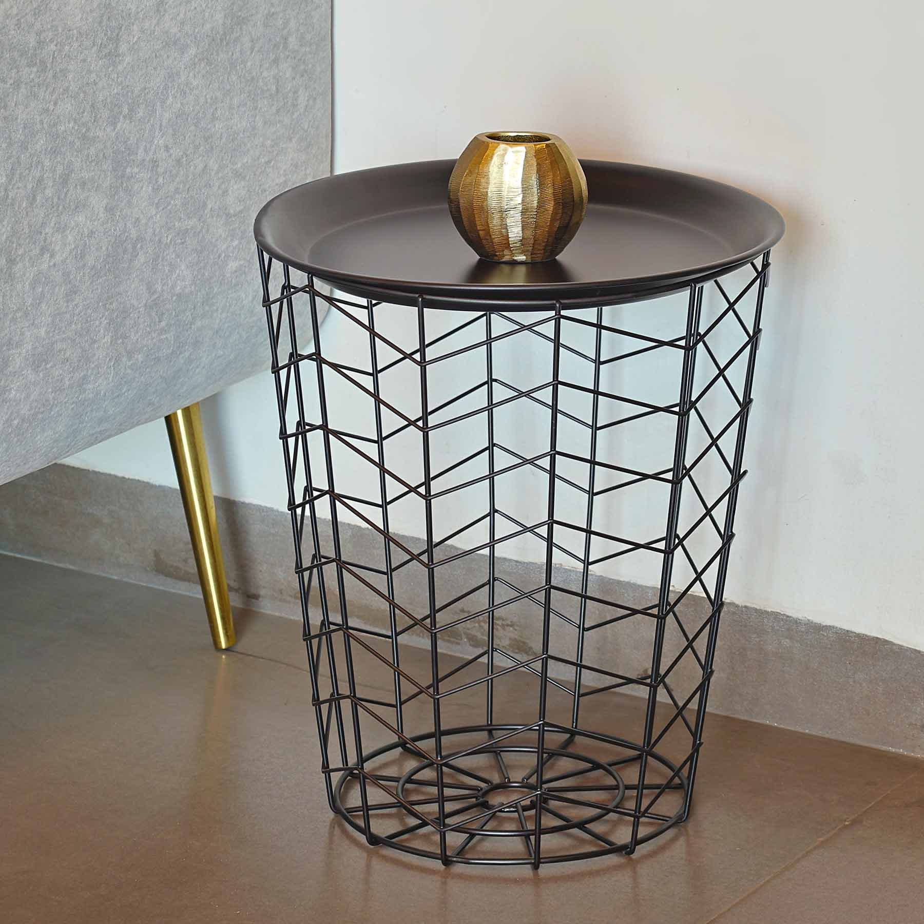 Brody Accent Table, Black