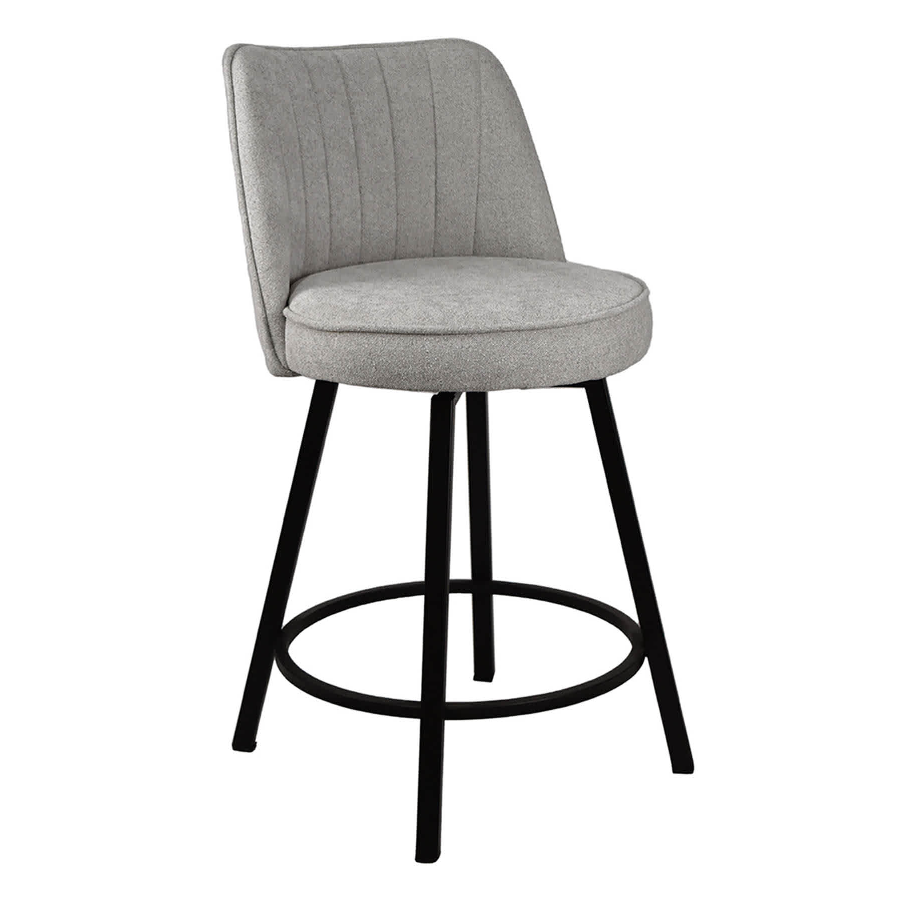 Elise Counter Stool, Light Grey