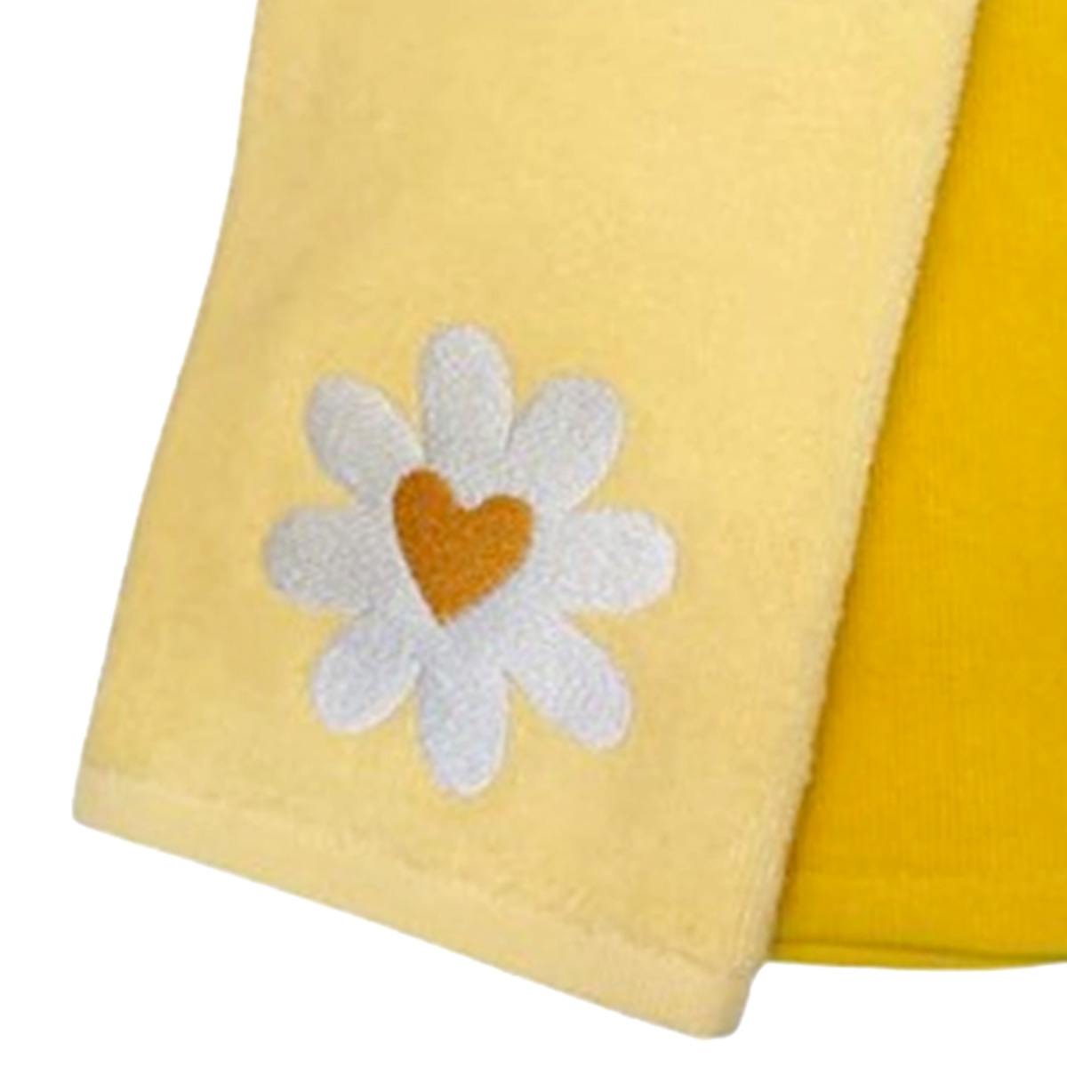 3-Pack Yellow Daisies Hand Towel Set