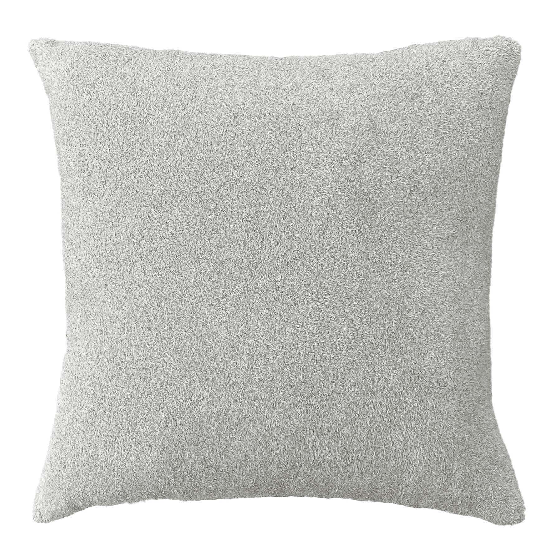 Grey Heathered Cozy Plush Throw Pillow, 24"