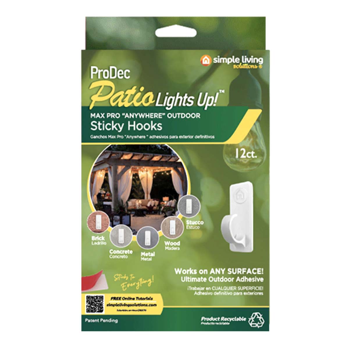 12-Count Large Max Pro Sticky Hooks