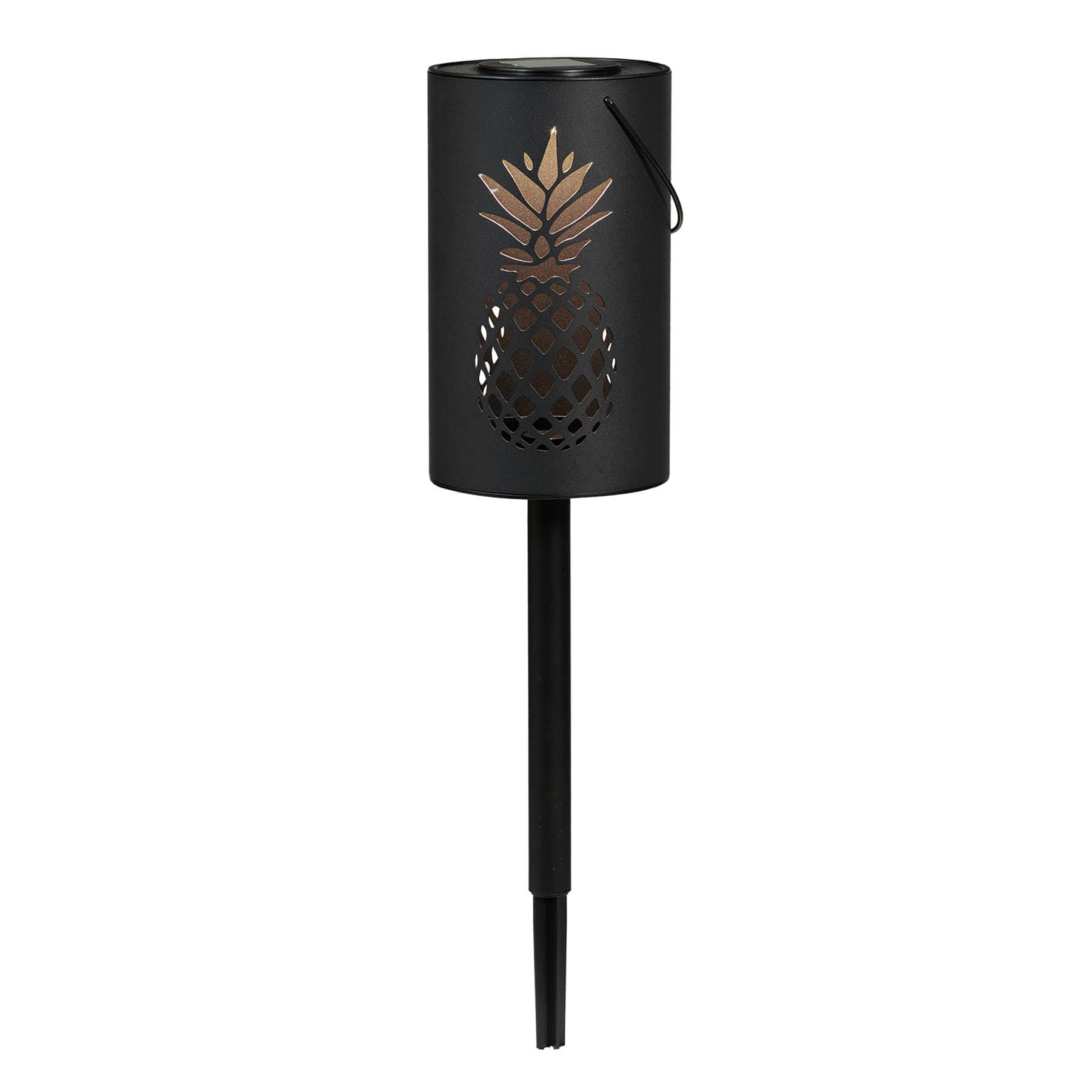 Solar Laser Cut Pineapple Lantern Pathway Light