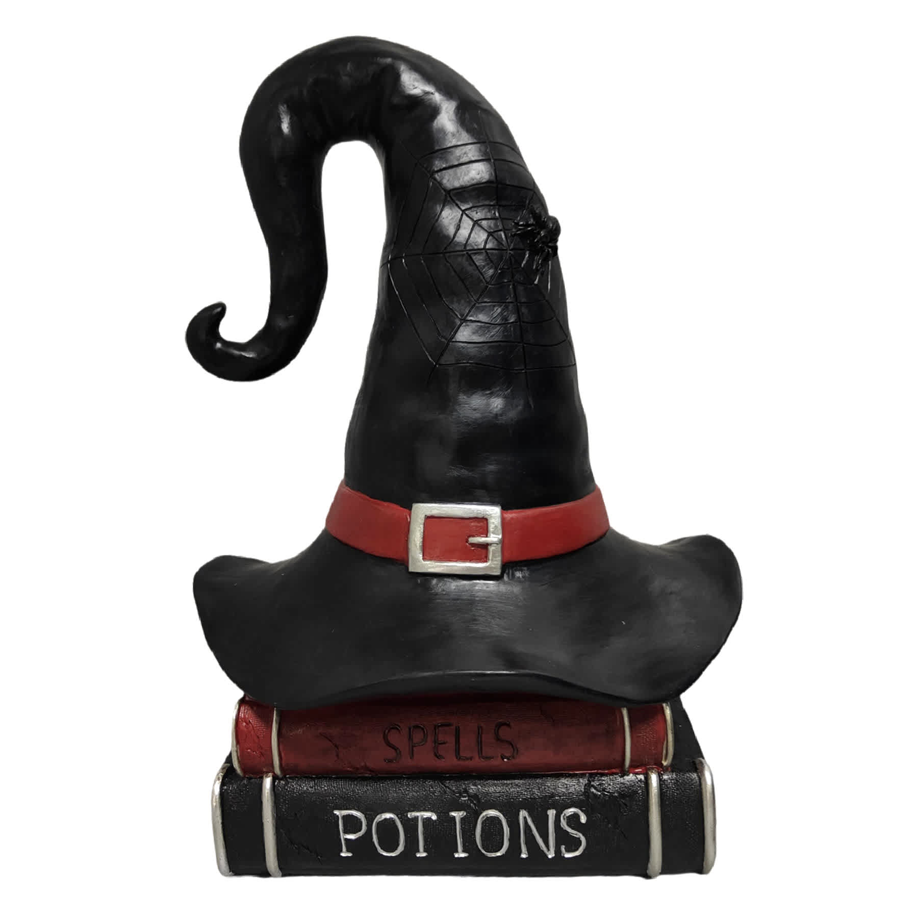 Spellbound Witch Hat Book Stack Halloween Decor, 16.5"