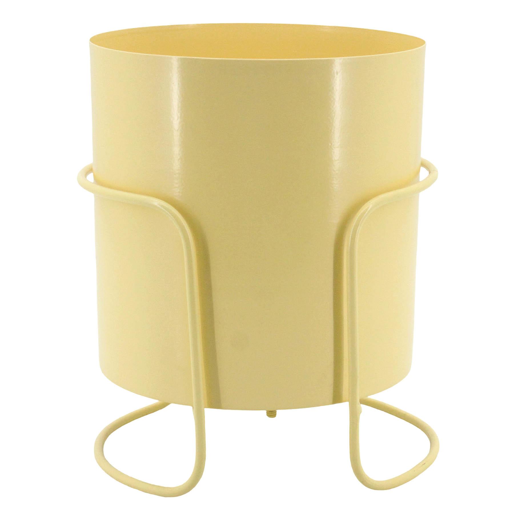 Sunny Club Yellow Planter Stand, 8"