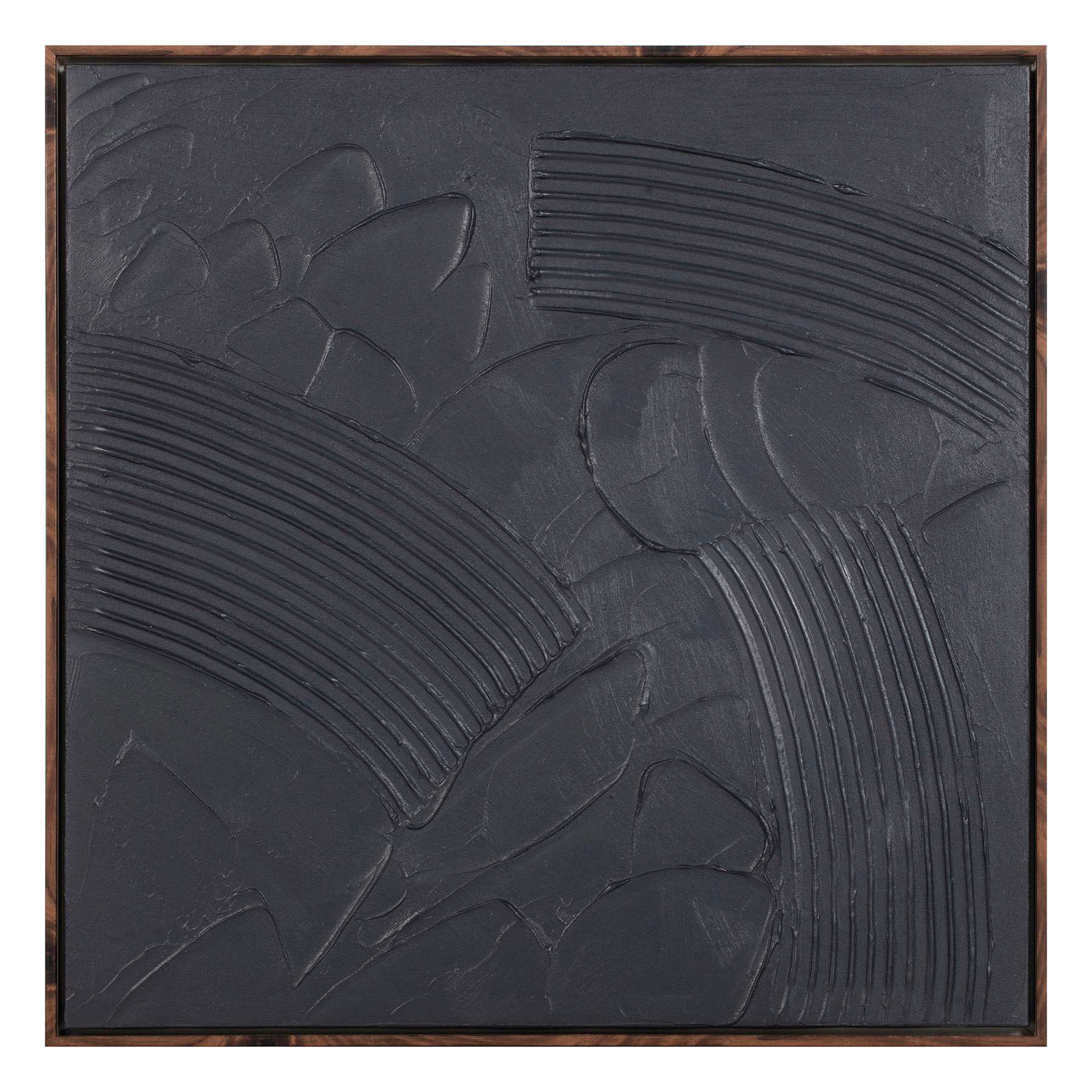 Crosby St. Framed Abstract Textured Canvas Wall Art, 24"