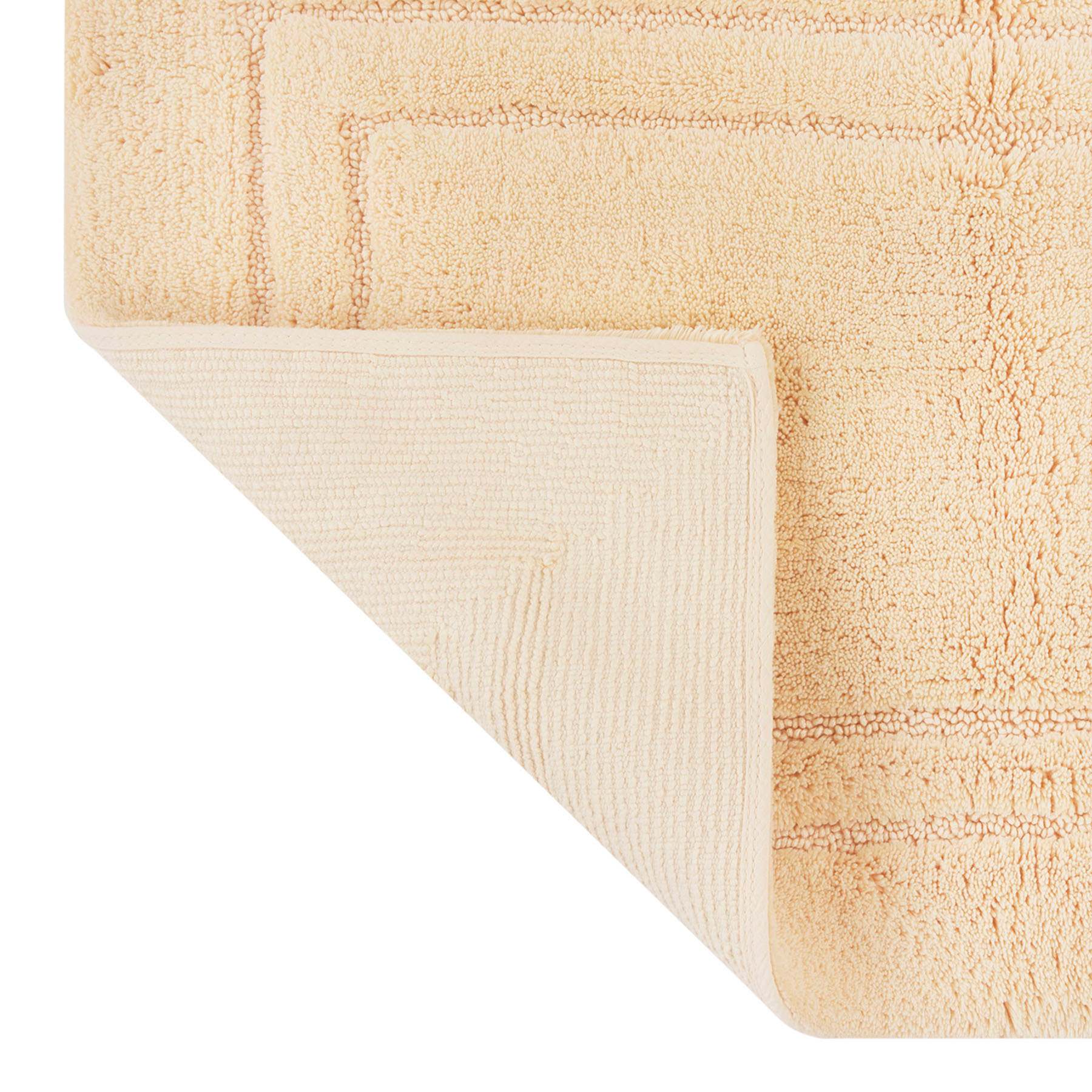 Honeybloom Racetrack Yellow Bath Rug, 20x30