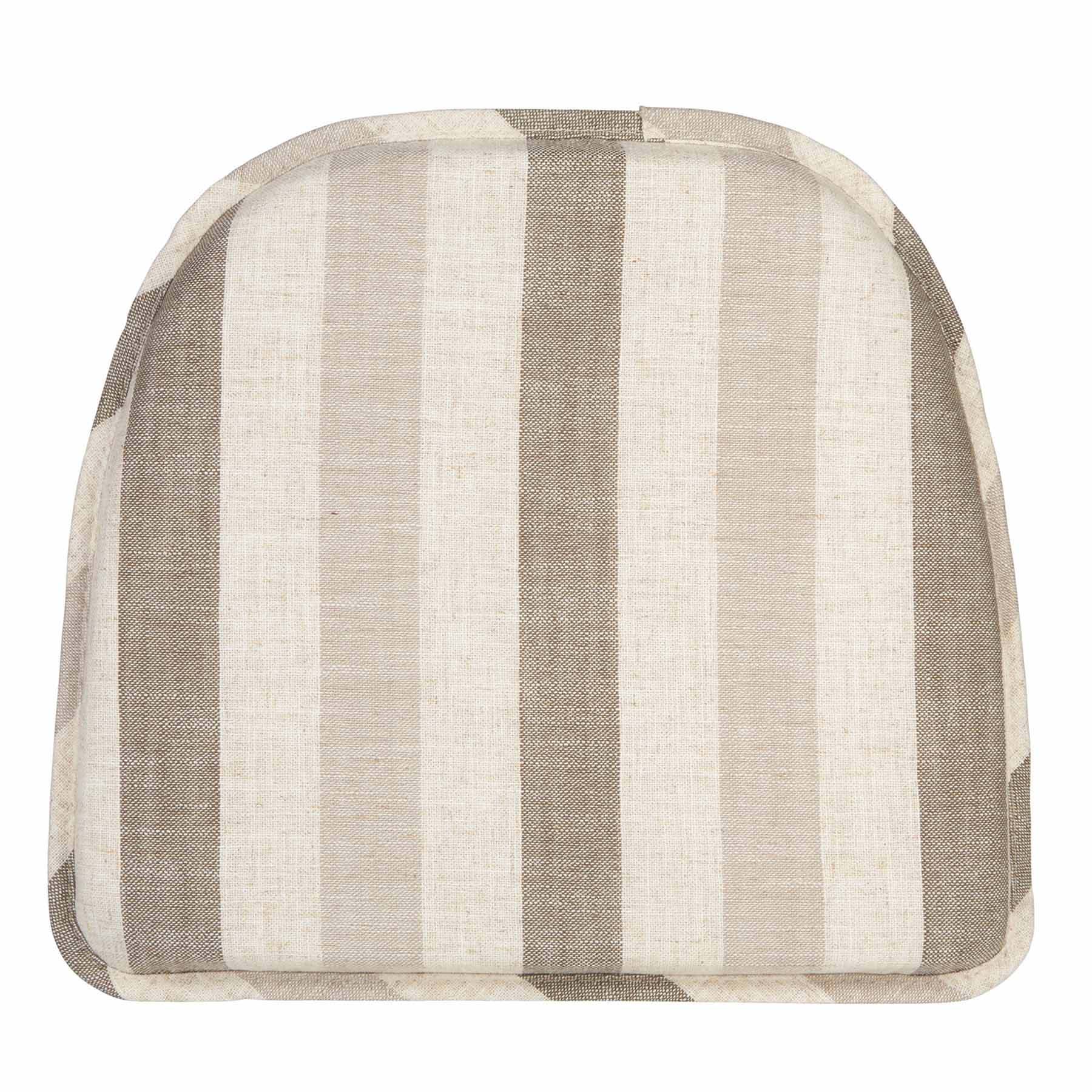 Gripper 2-Pack Liza Stripe Chair Cushions