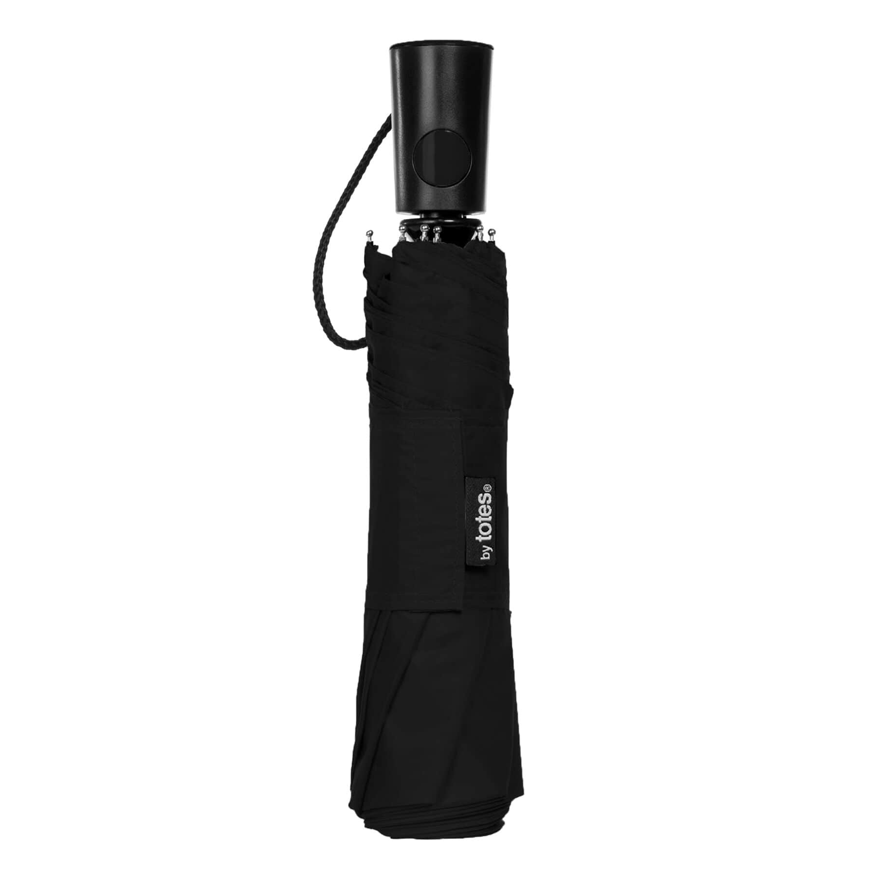 By Totes Black Auto-Open Umbrella