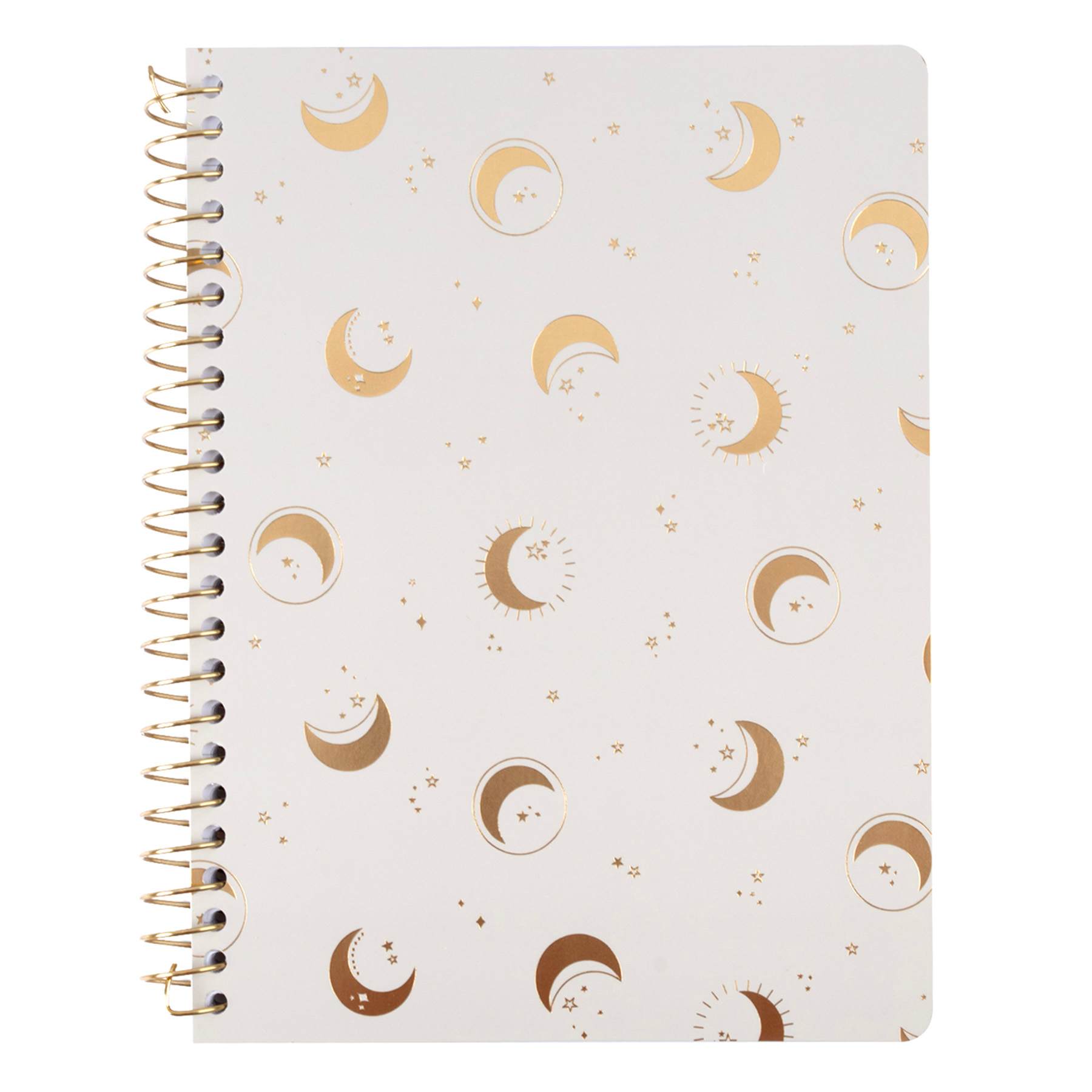 Sage Serenity Spiral Notebook Moon