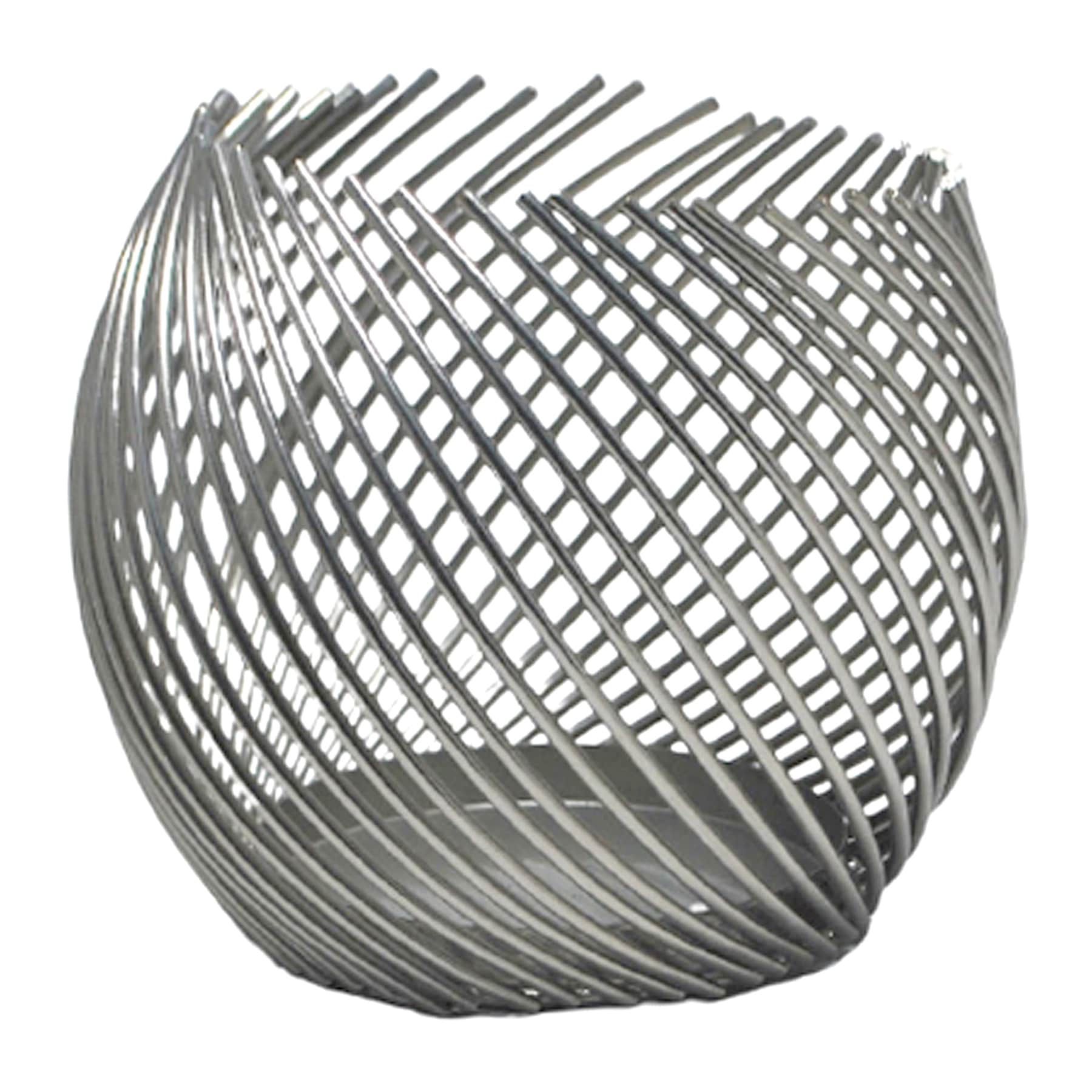 Ty Pennington Silver Wire Votive Candle Holder, 6"