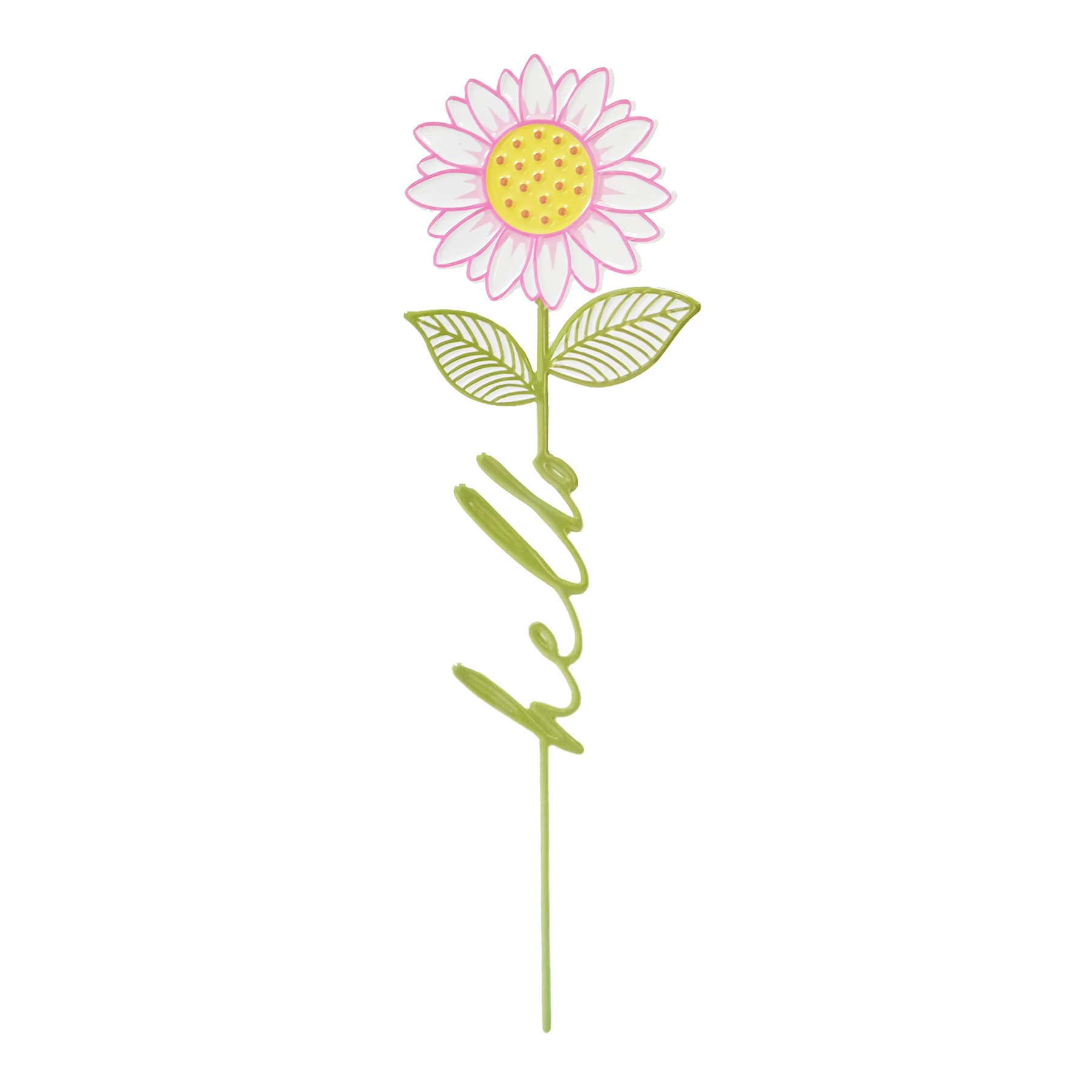 16in Hello Flower Stake