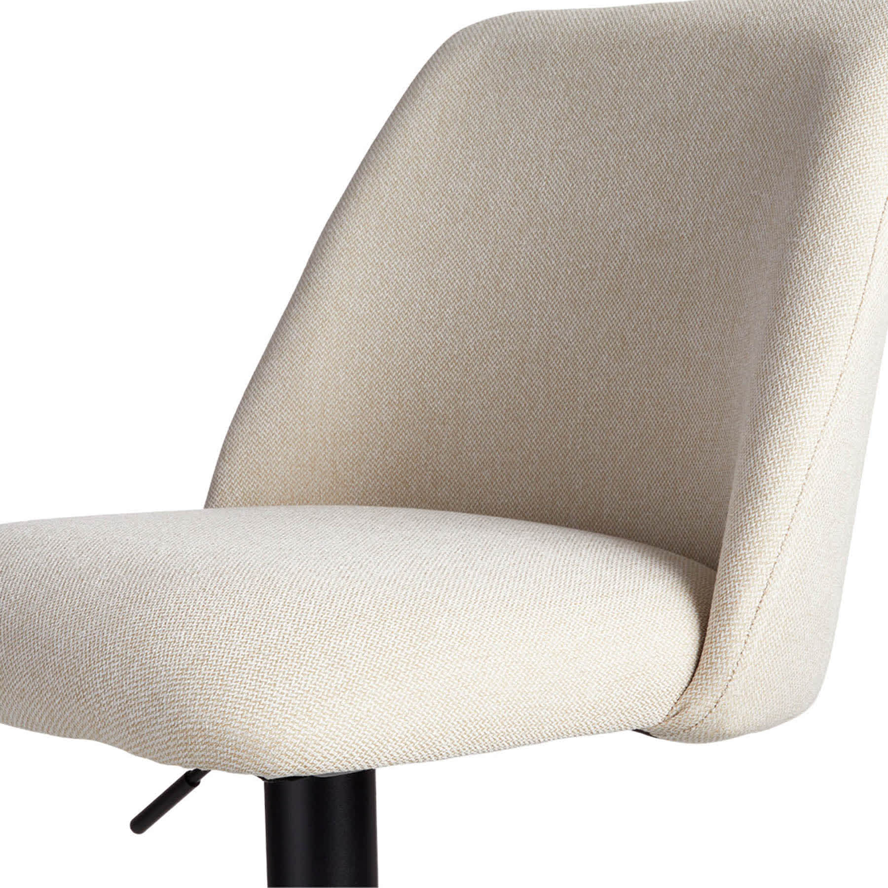Honeybloom Petra Adjustable Barstool, Beige
